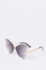 Rimless Butterfly Sunglasses sold by Urban Planet