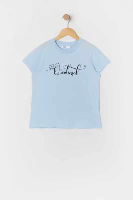 Girls Overdressed Graphic T-Shirt sold by Urban Planet