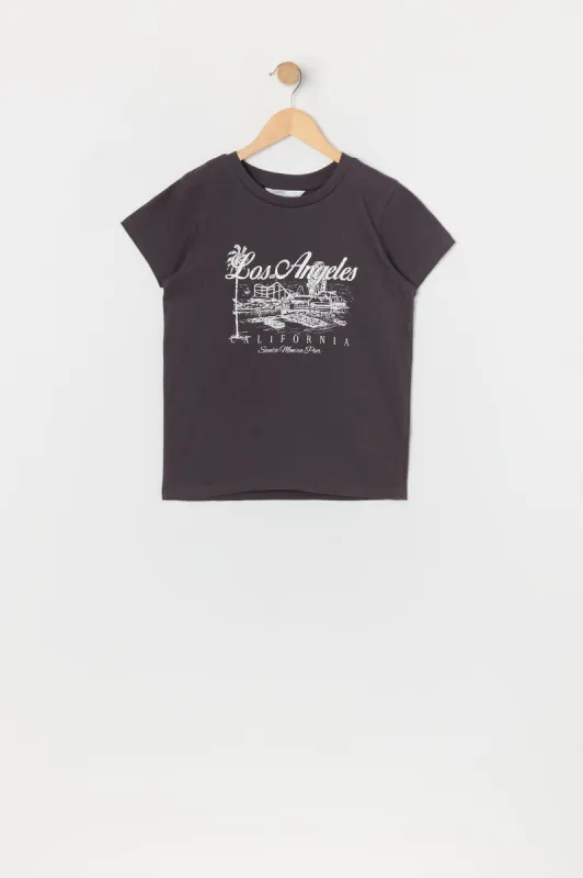 Girls Los Angeles Graphic T-Shirt sold by Urban Planet