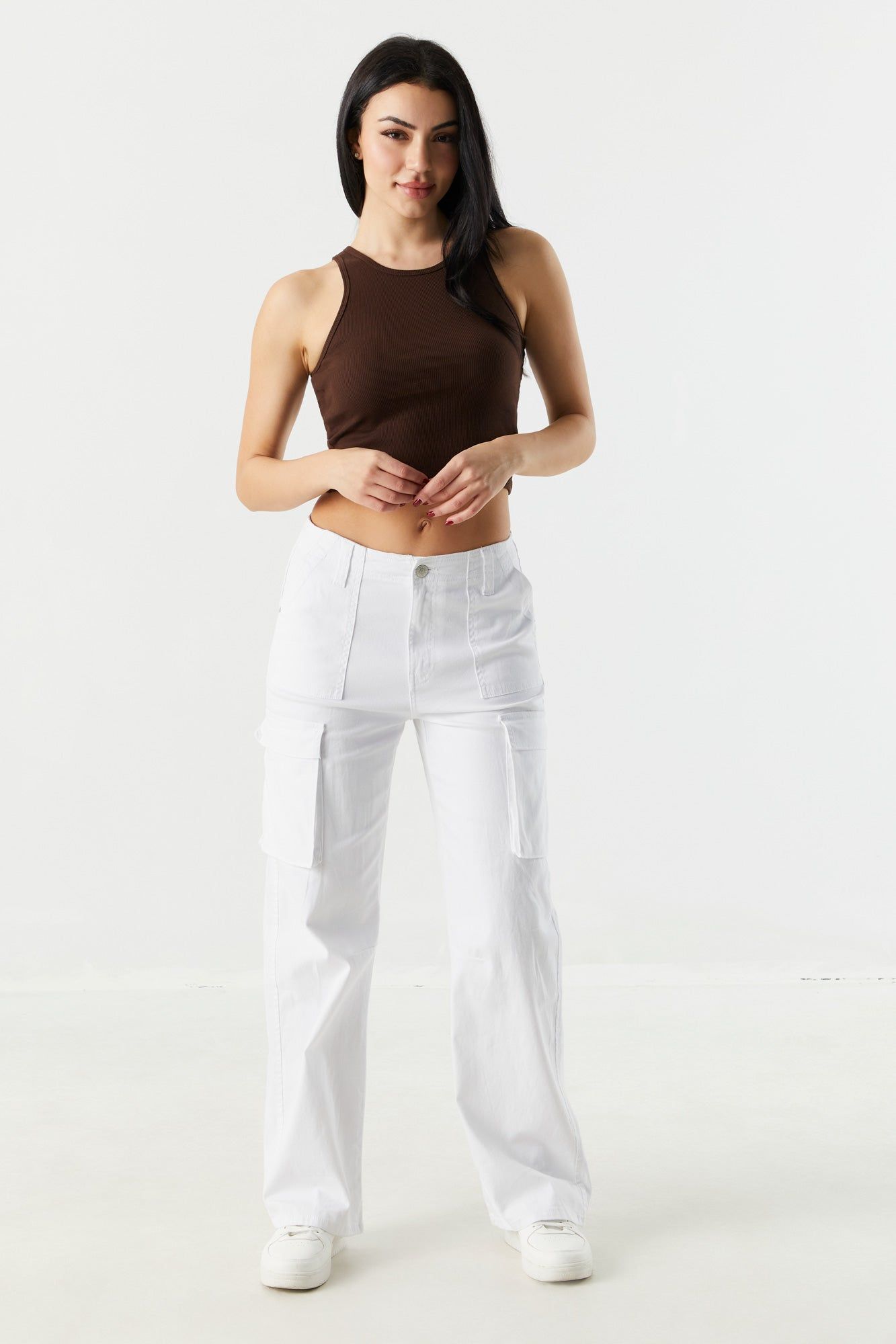 Débardeur côtelé basique à col montant sold by Urban Planet product image thumbnail 15