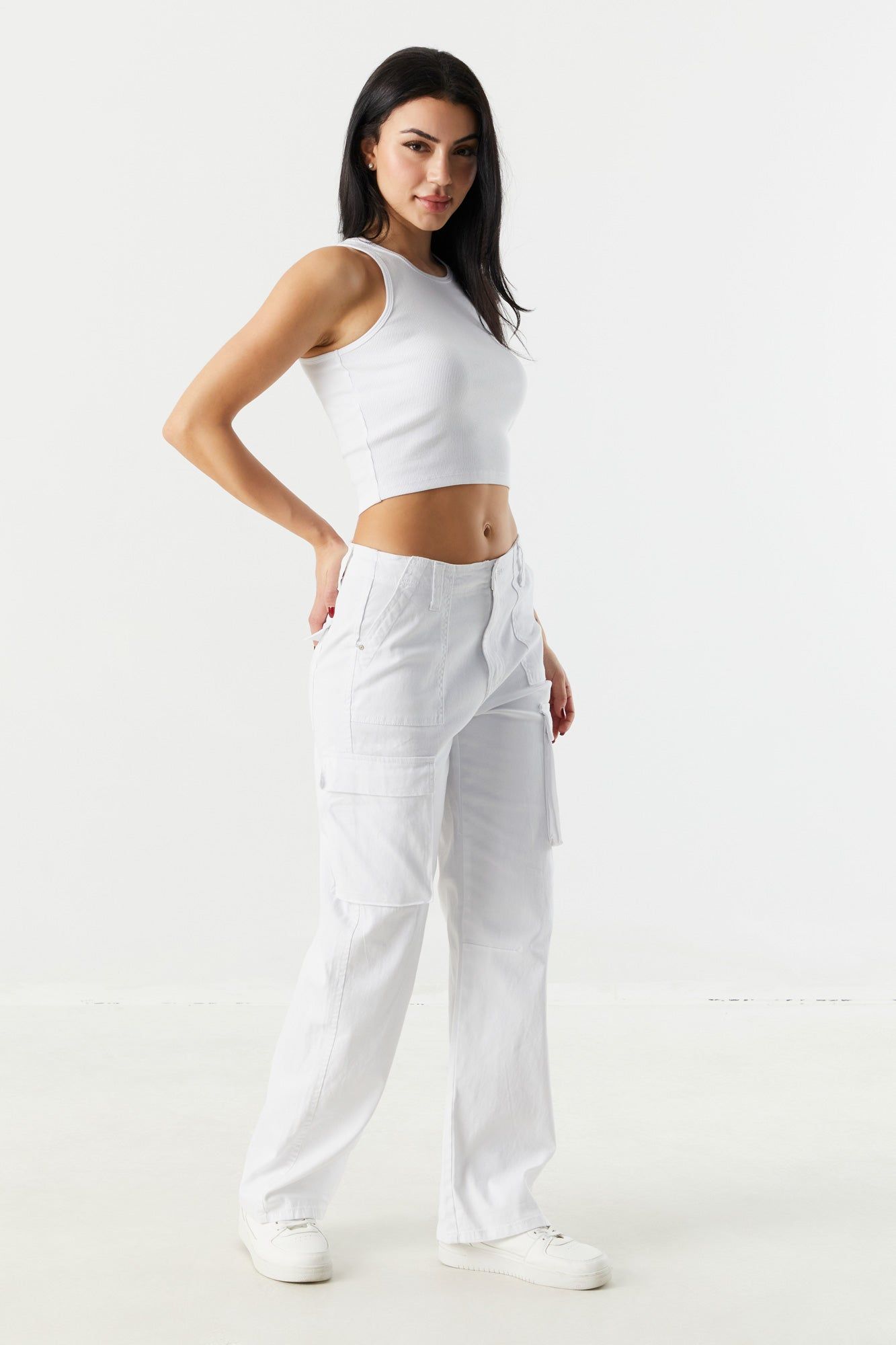 Débardeur côtelé basique à col montant sold by Urban Planet product image thumbnail 12