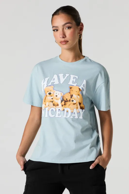 Have a Nice Day Graphic Boyfriend T-Shirt sold by Urban Planet