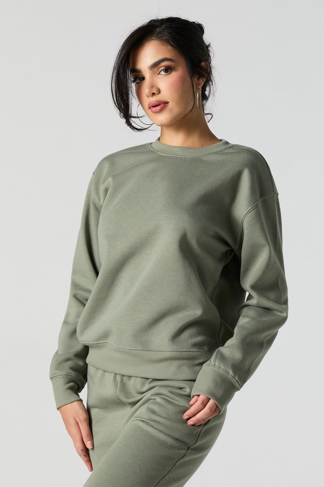 Everyday Fleece Crewneck Sweatshirt sold by Urban Planet product image thumbnail 4