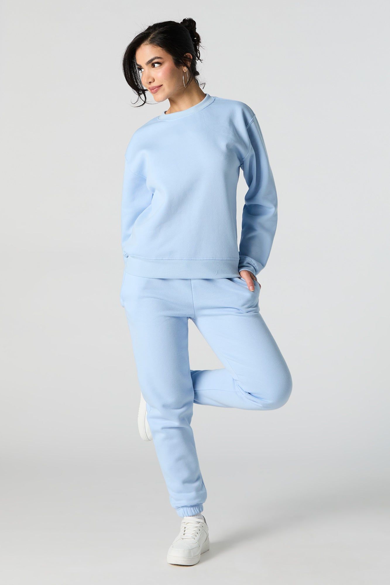 Everyday Fleece Crewneck Sweatshirt sold by Urban Planet product image thumbnail 3