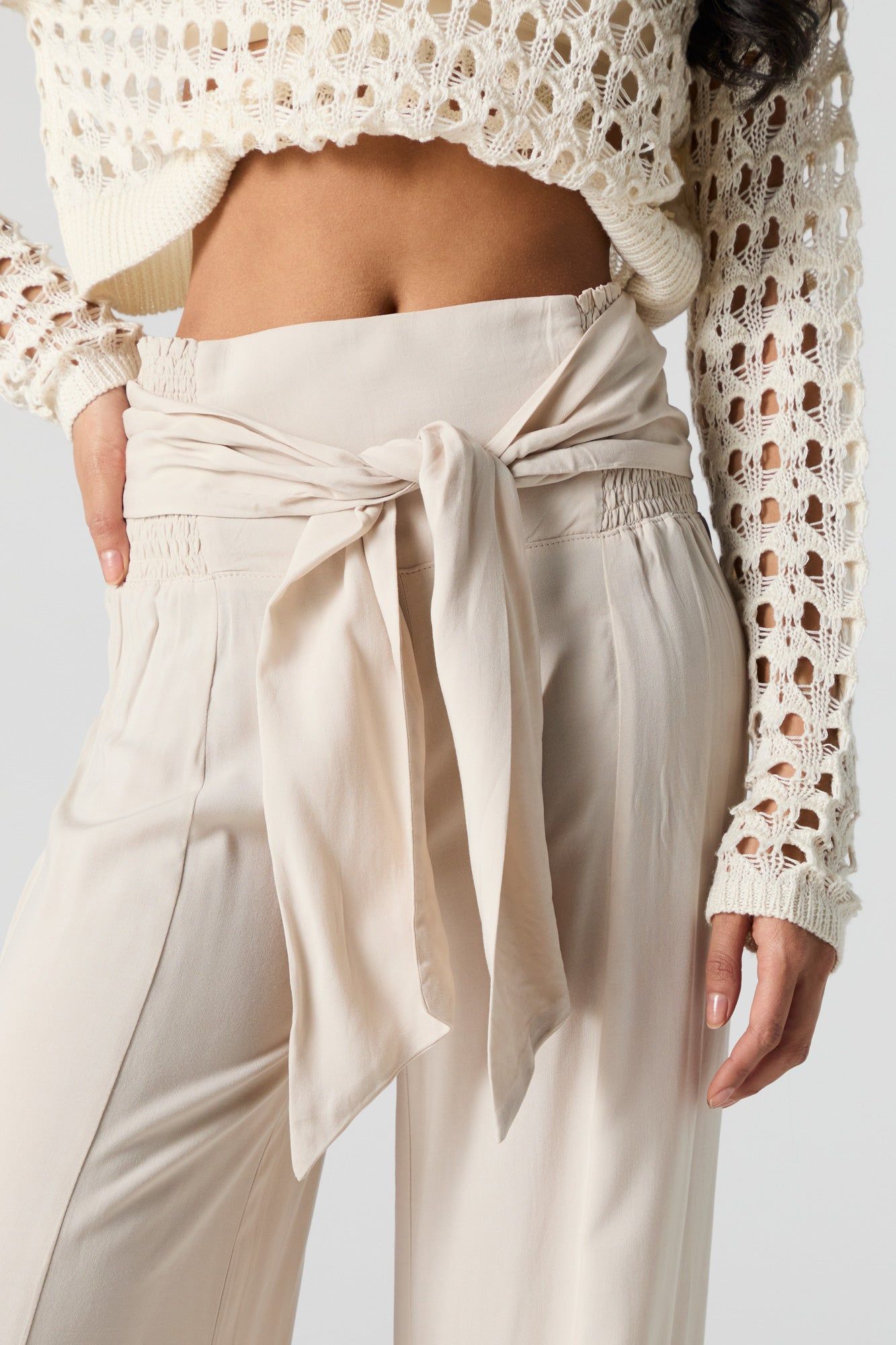 Palazzo avec attache à la taille sold by Urban Planet product image thumbnail 4