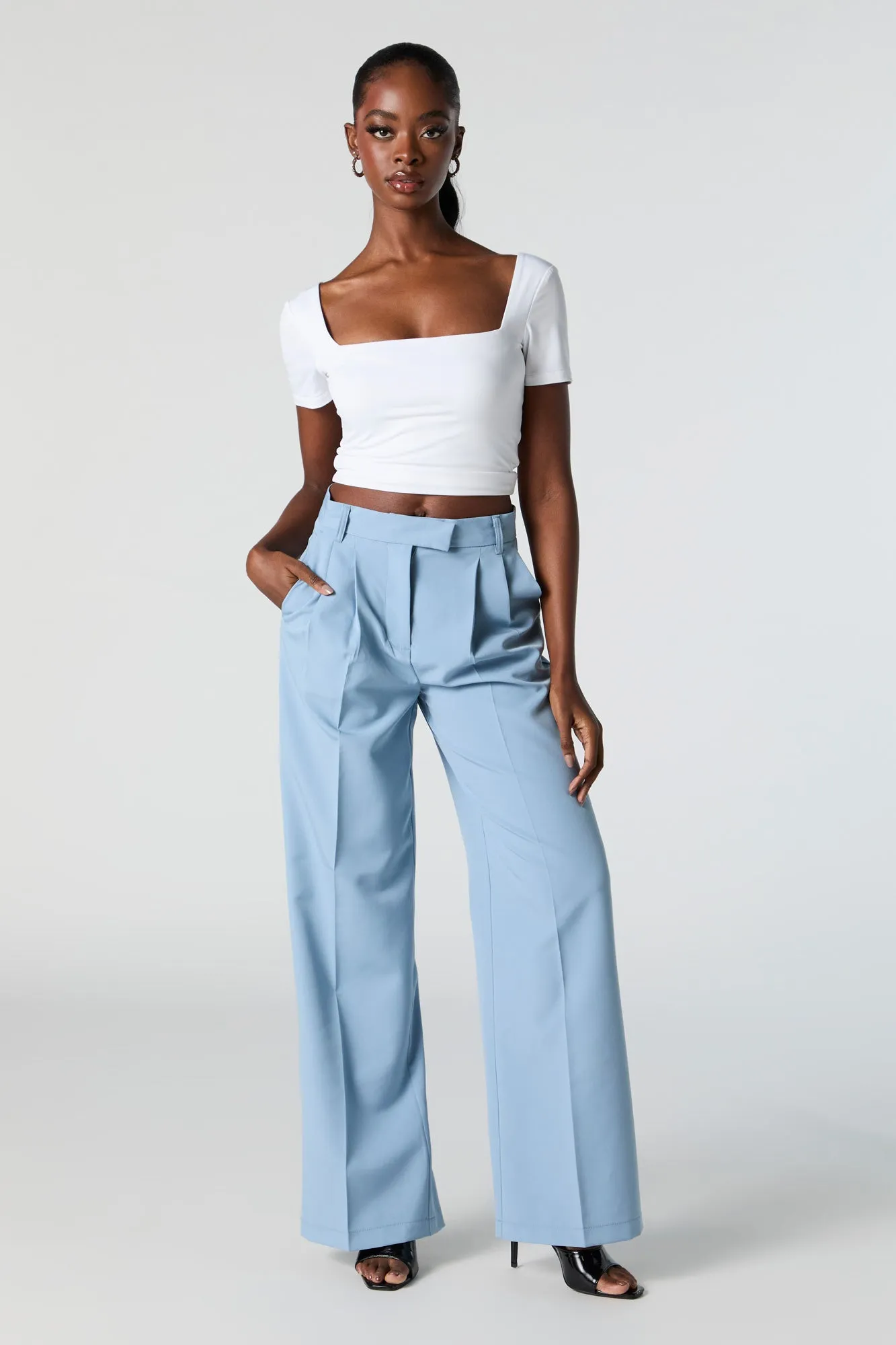 Pantalon ultralarge à taille haute sold by Urban Planet product image thumbnail 4