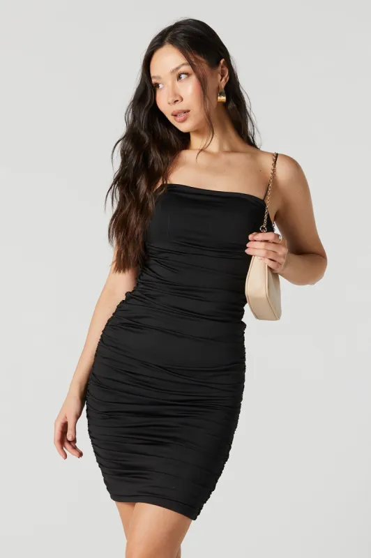 Ruched Mini Dress sold by Urban Planet