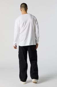 Denim Parachute Cargo Pant sold by Urban Planet
