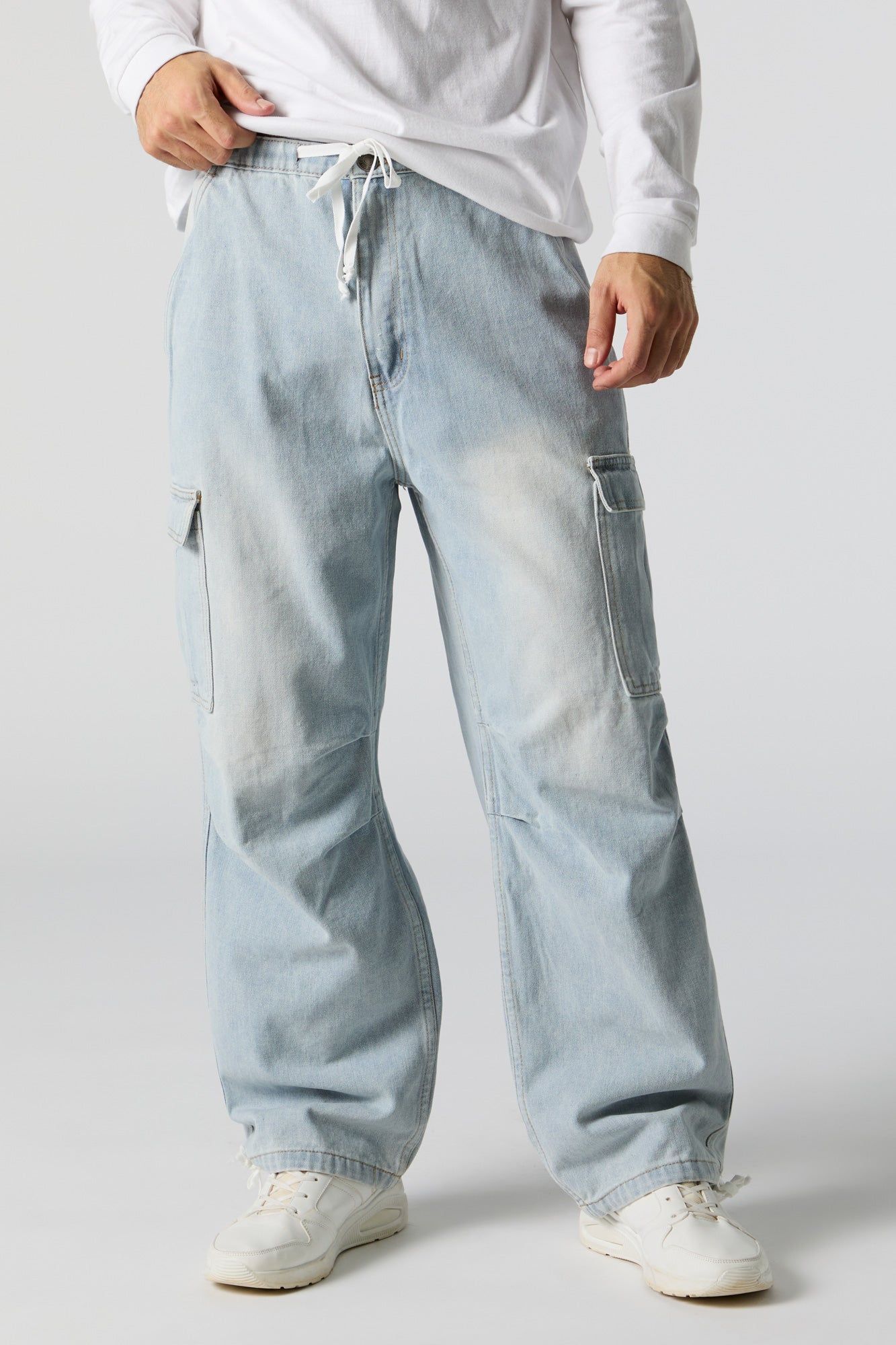 Denim Parachute Cargo Pant sold by Urban Planet product image thumbnail 5