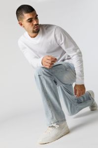 Denim Parachute Cargo Pant sold by Urban Planet