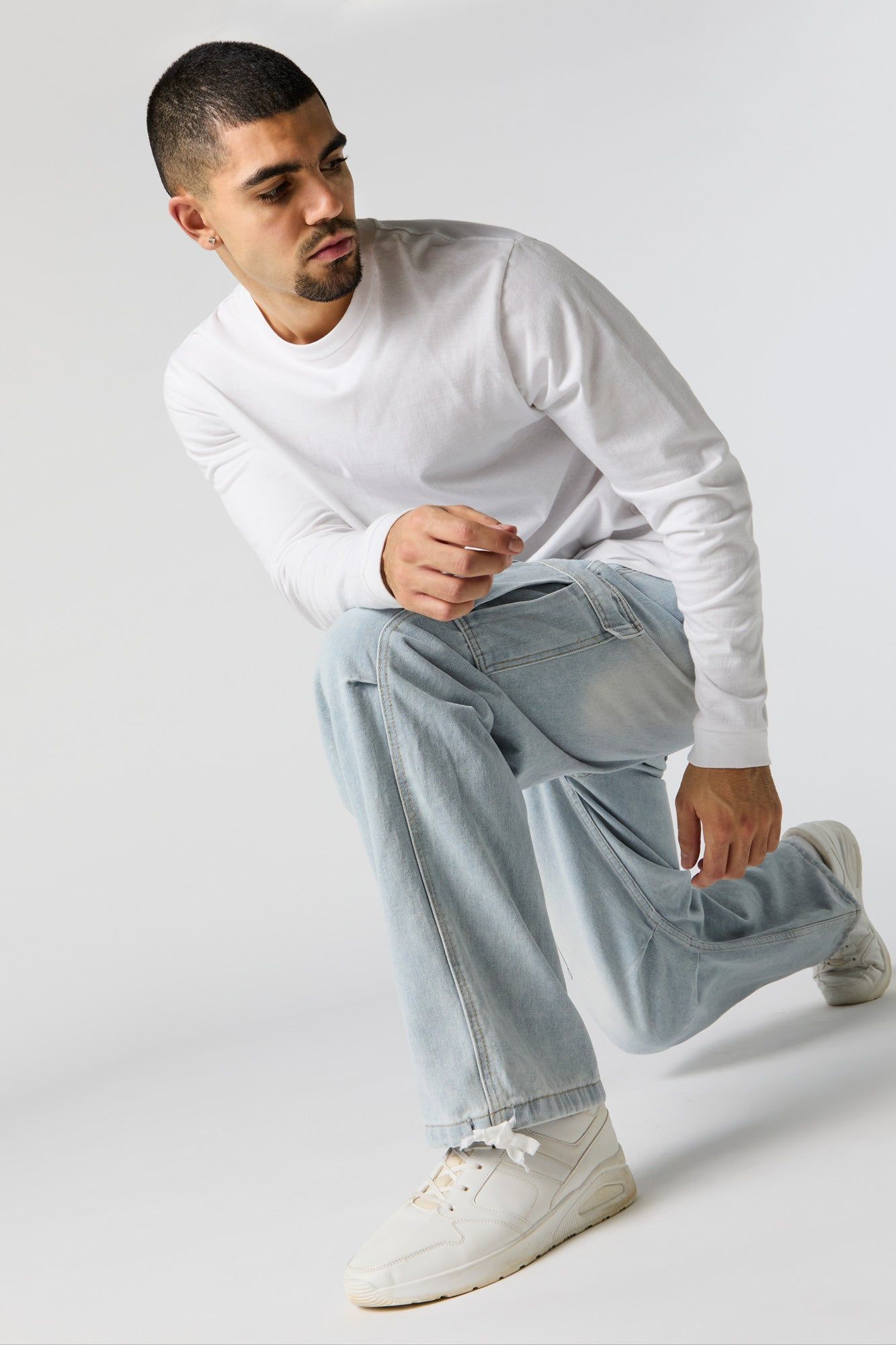 Denim Parachute Cargo Pant sold by Urban Planet product image thumbnail 4