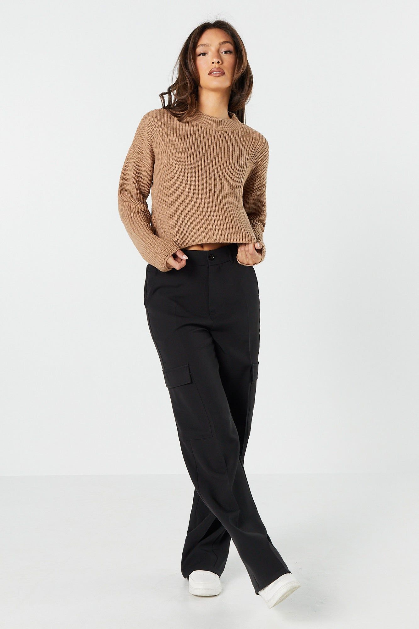 Chandail ras du cou en tricot Coloré sold by Urban Planet product image thumbnail 3