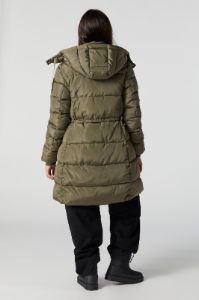 Blouson bouffant long à capuchon sold by Urban Planet