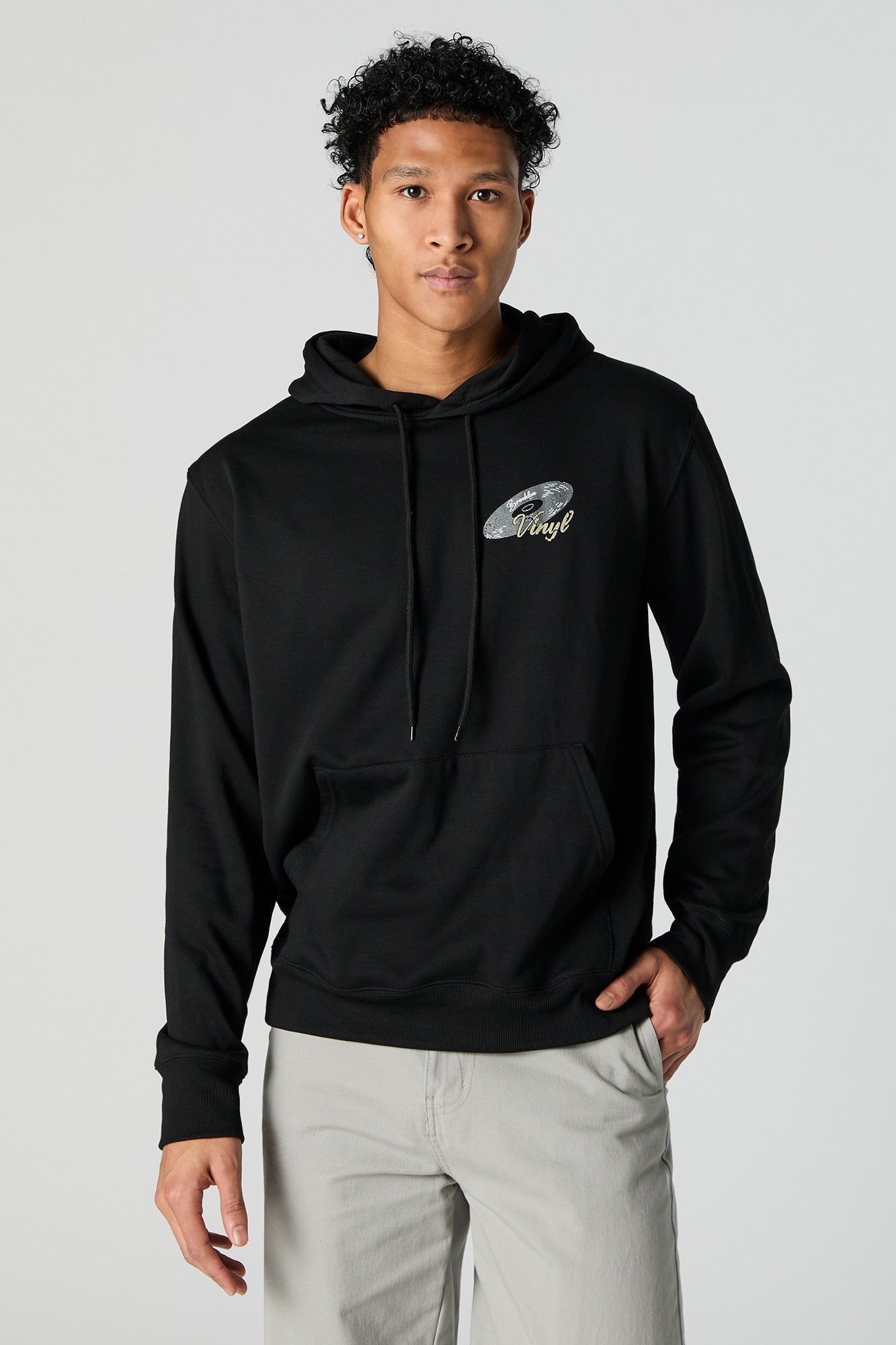 Brooklyn Vinyl Graphic Fleece Hoodie sold by Urban Planet