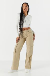 Ribbed Zip-Up Cropped Hoodie sold by Urban Planet