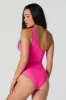 Fuchsia Cut Out One Piece Swimsuit sold by Urban Planet