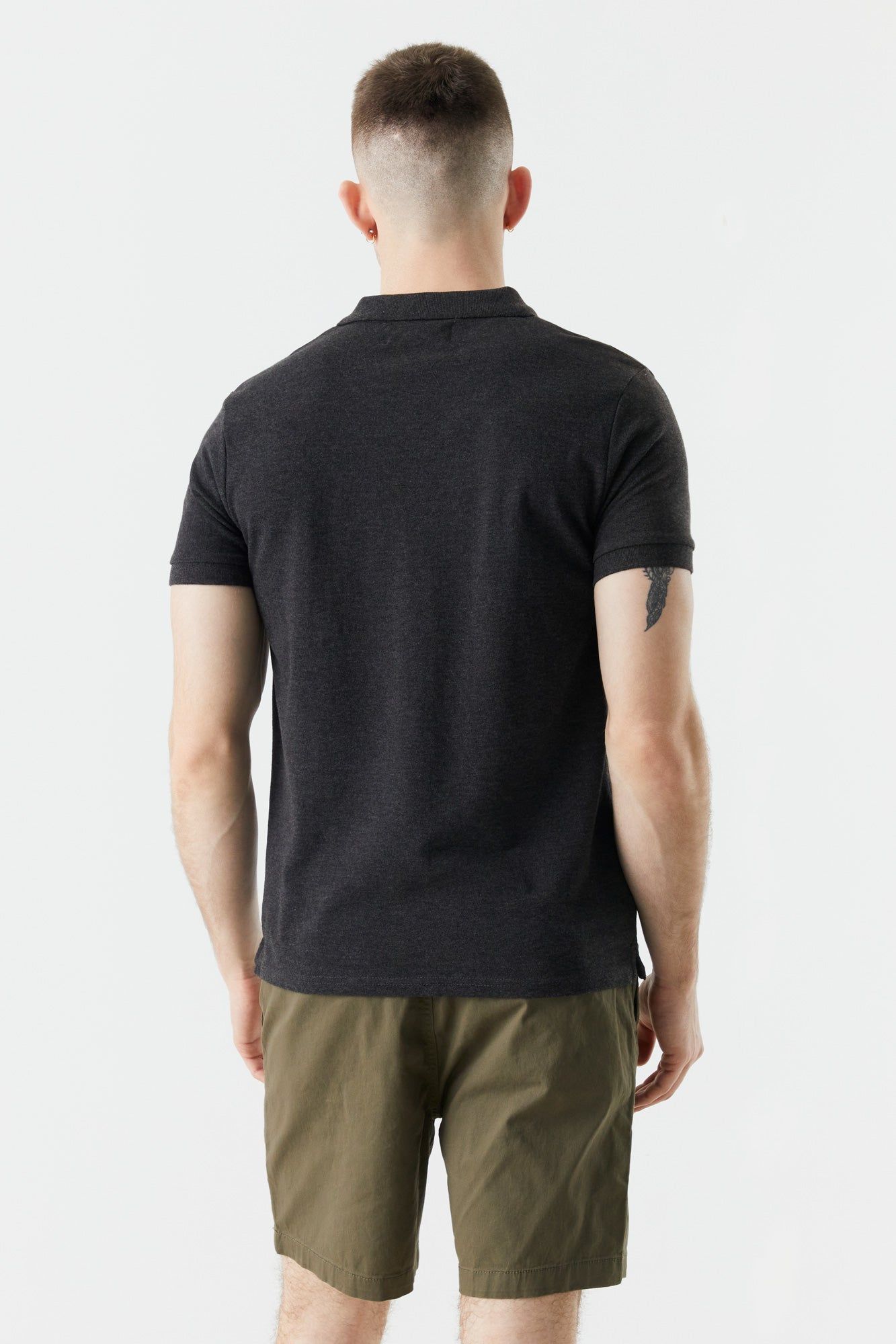 Green Solid Elastic Waist Short sold by Urban Planet product image thumbnail 2