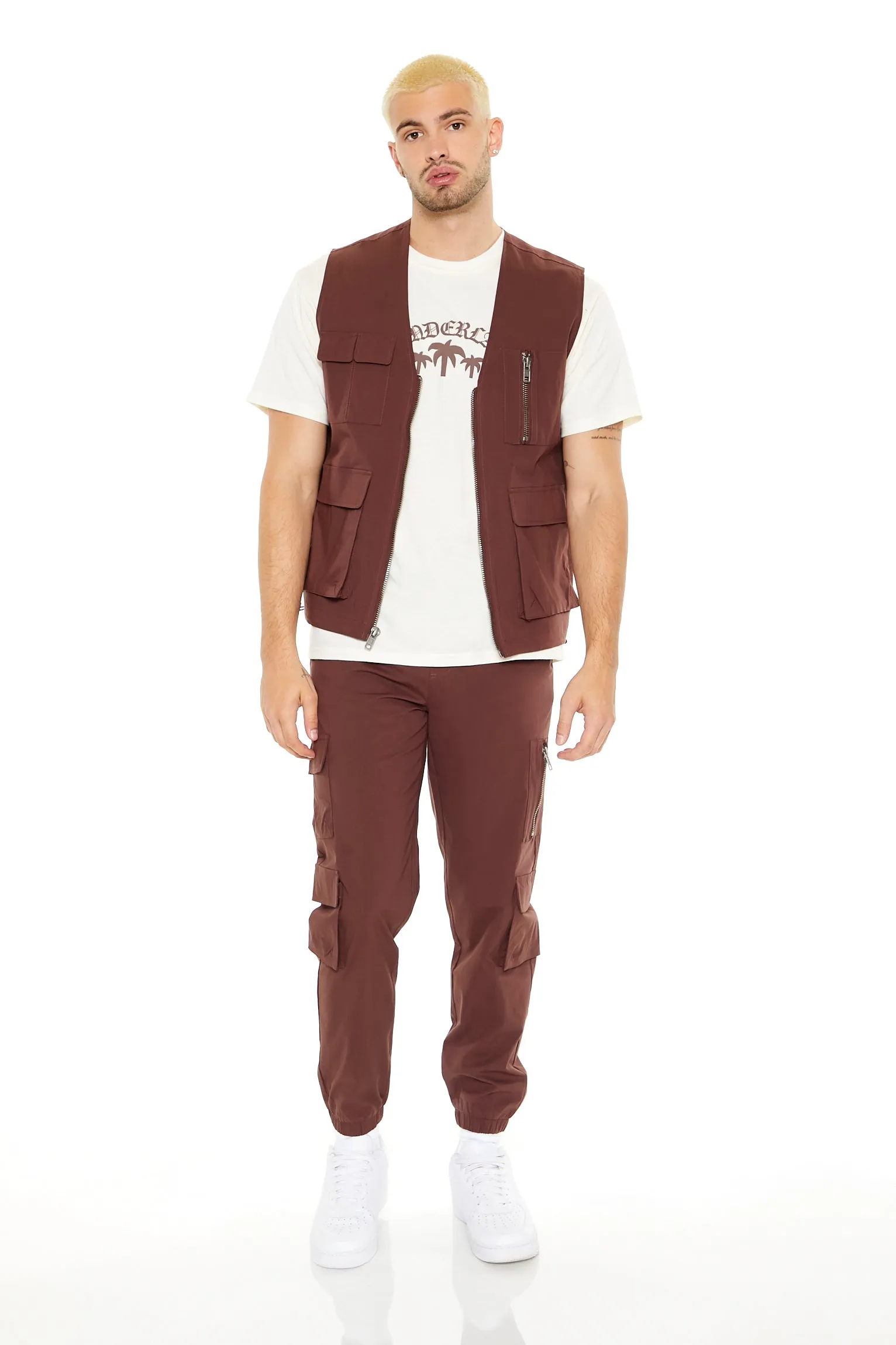 Zip-Up Cargo Vest sold by Urban Planet product image thumbnail 2