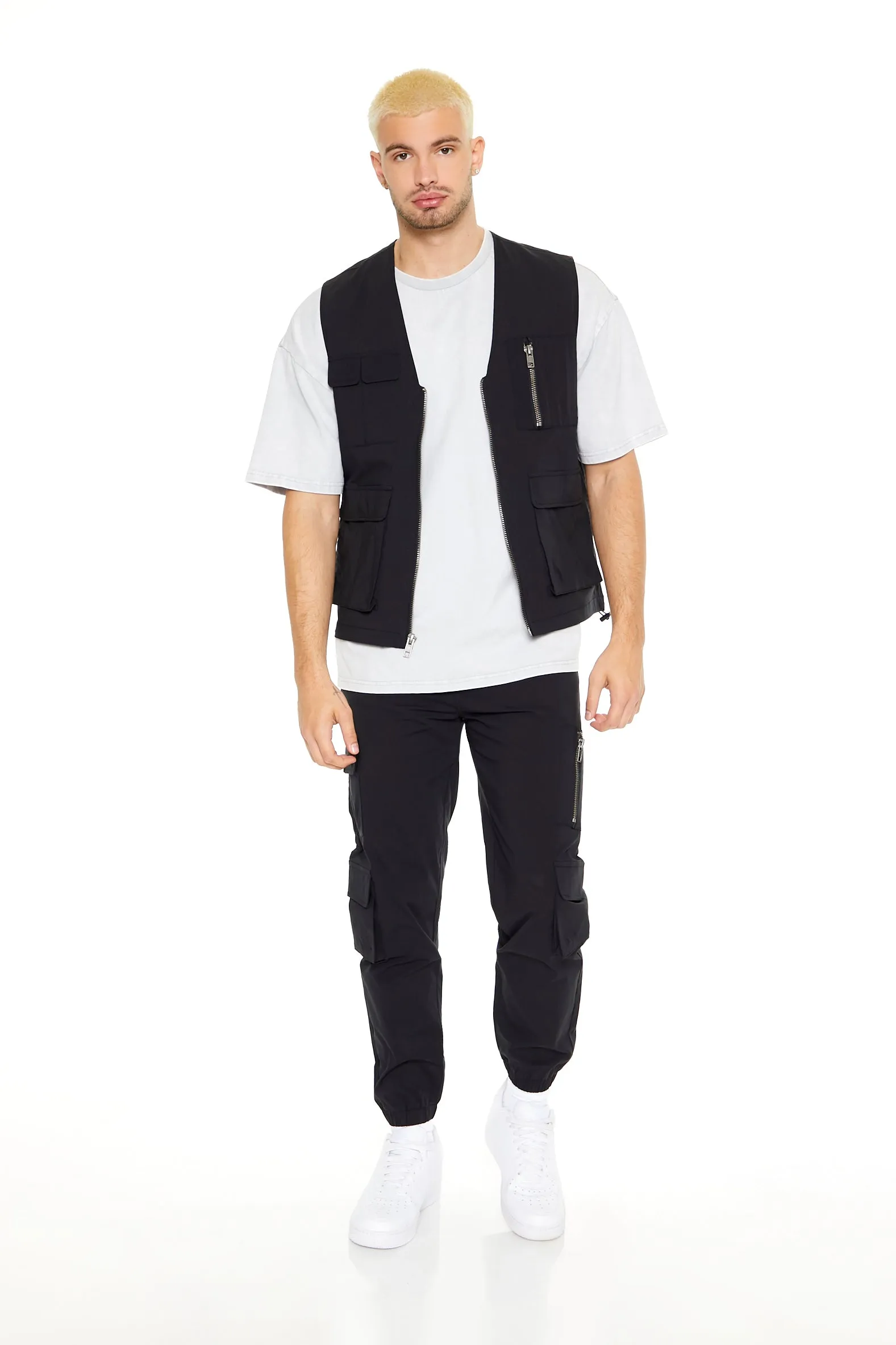 Zip-Up Cargo Vest sold by Urban Planet product image thumbnail 5