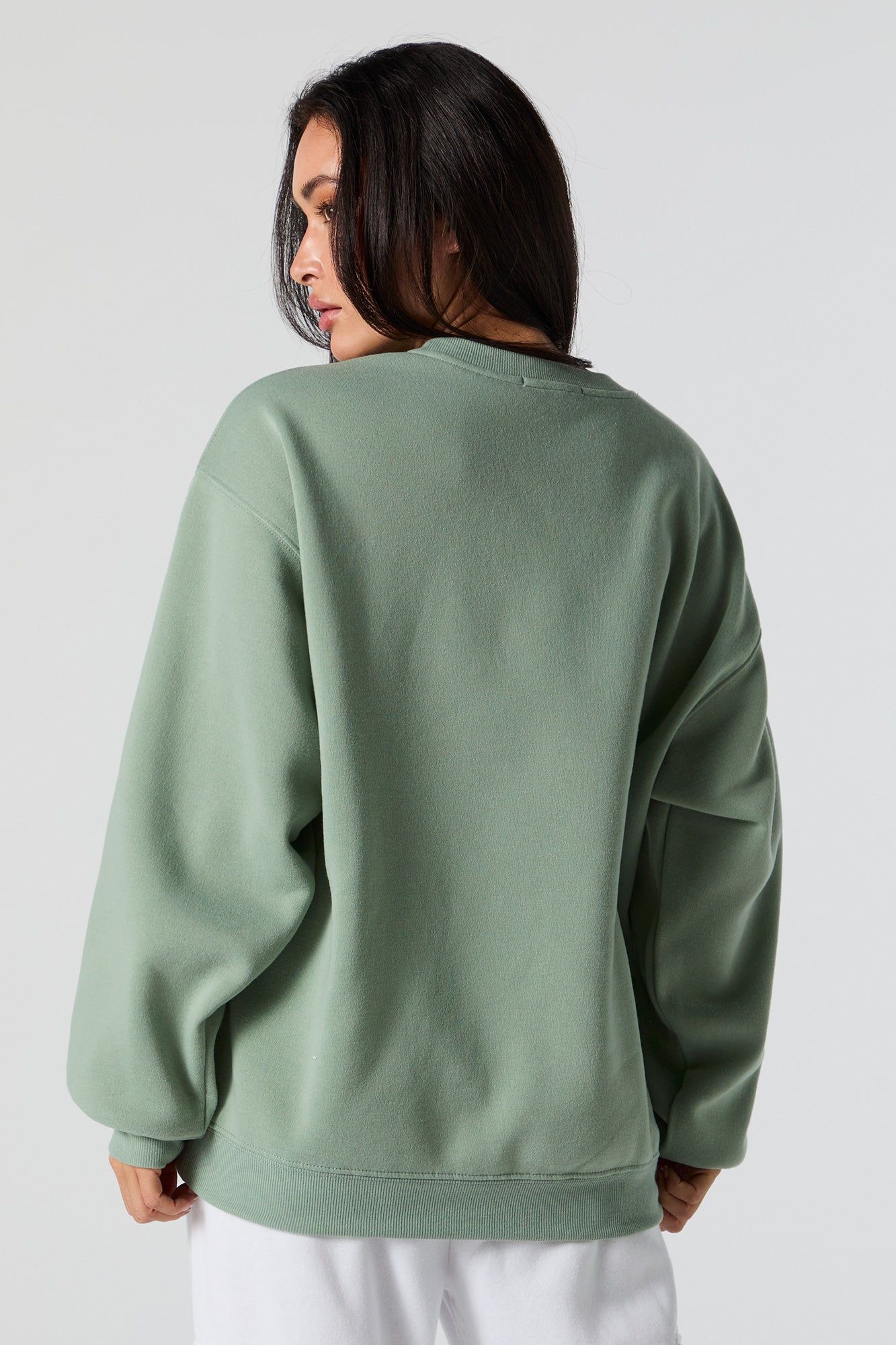 Saint Tropez French Riviera Twill Embroidered Sweatshirt sold by Urban Planet product image thumbnail 2