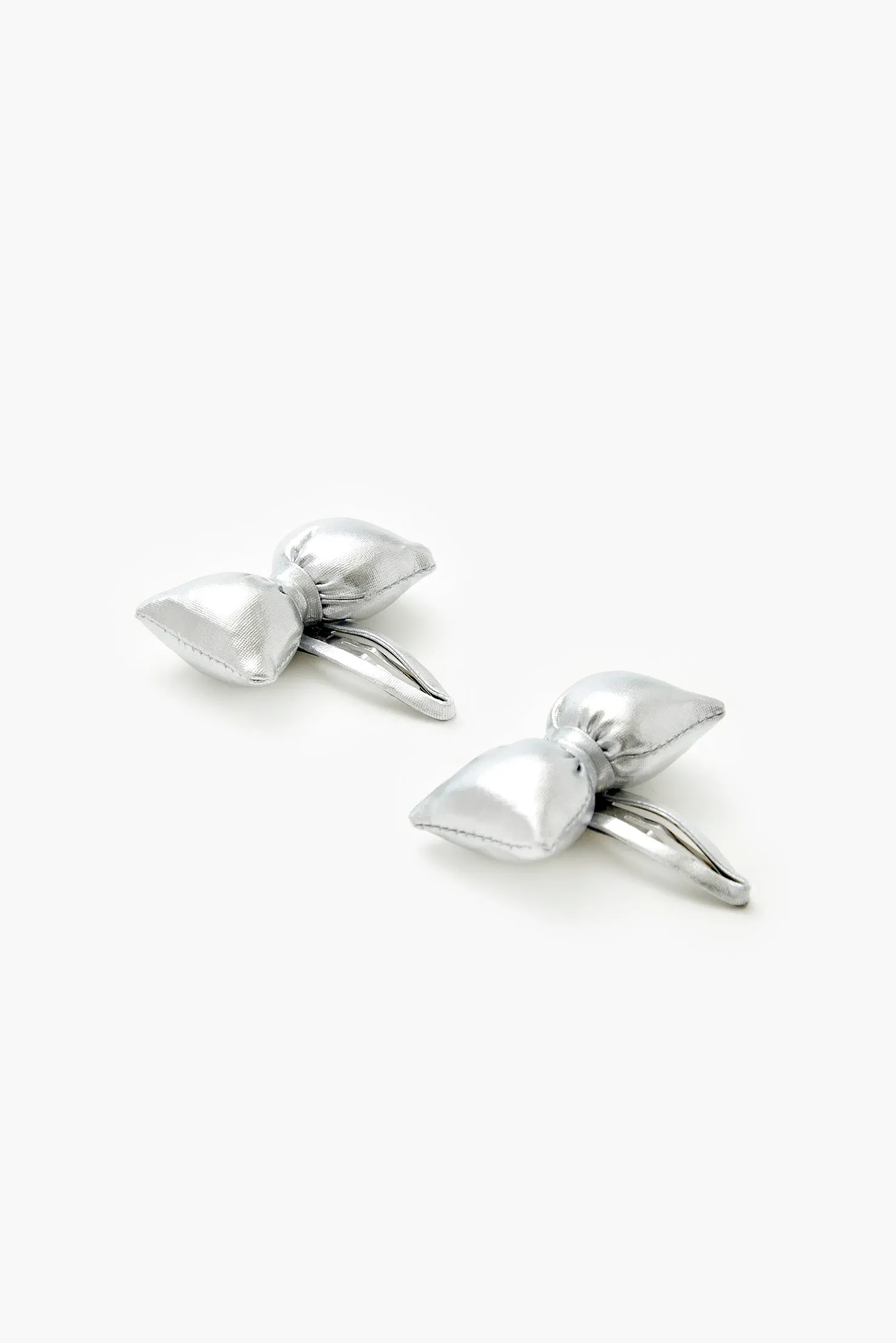 Metallic Bow Hair Clip Set sold by Urban Planet product image thumbnail 2