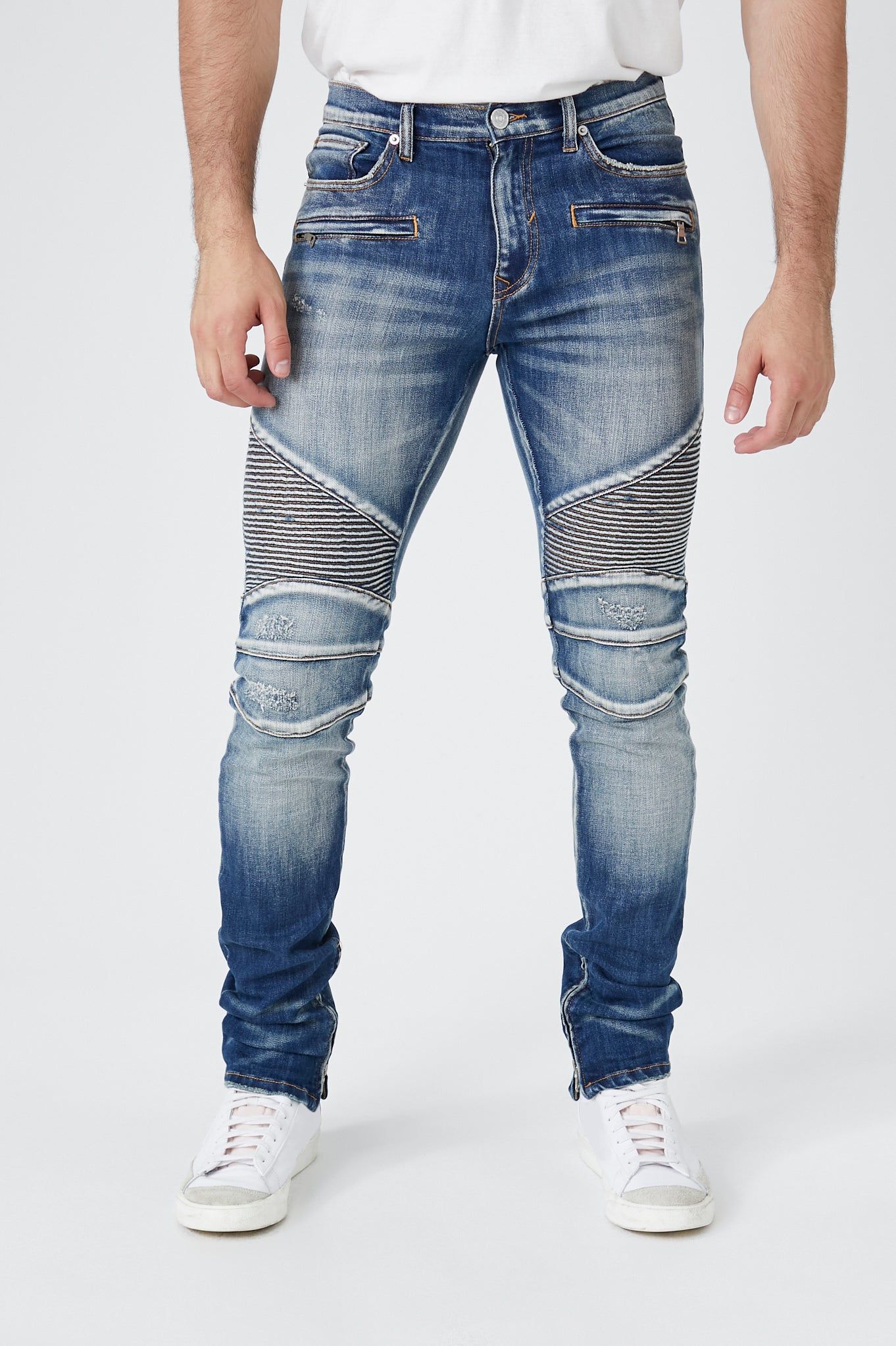 Stretch Denim Moto Skinny Jean sold by Urban Planet product image thumbnail 2