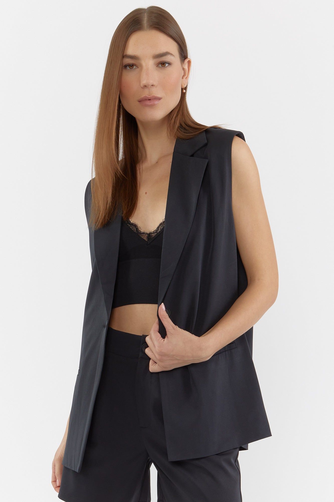 Collared Vest sold by Urban Planet