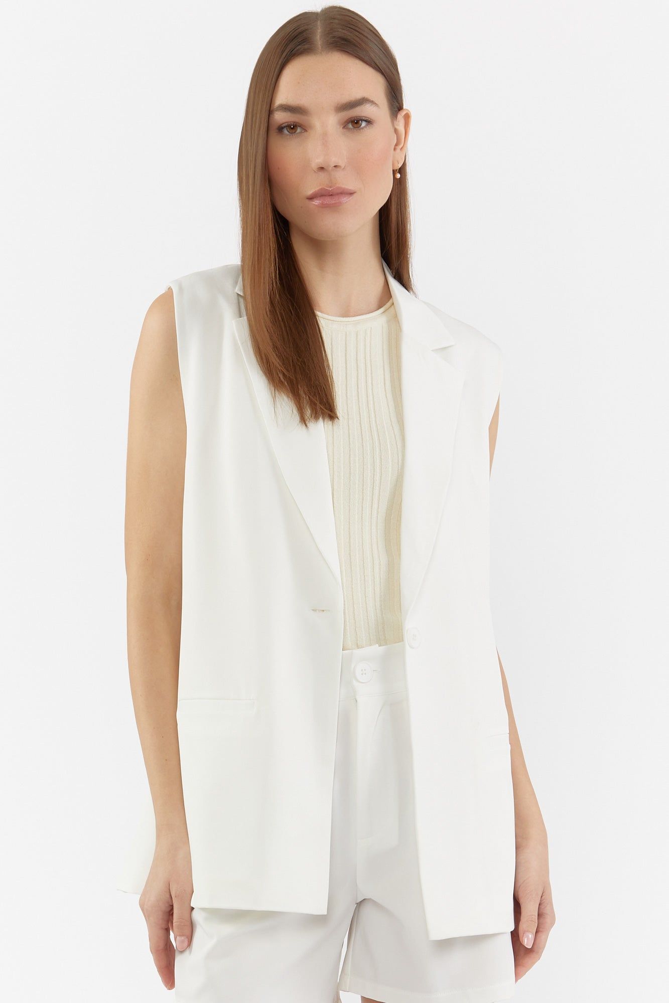 Collared Vest sold by Urban Planet product image thumbnail 5