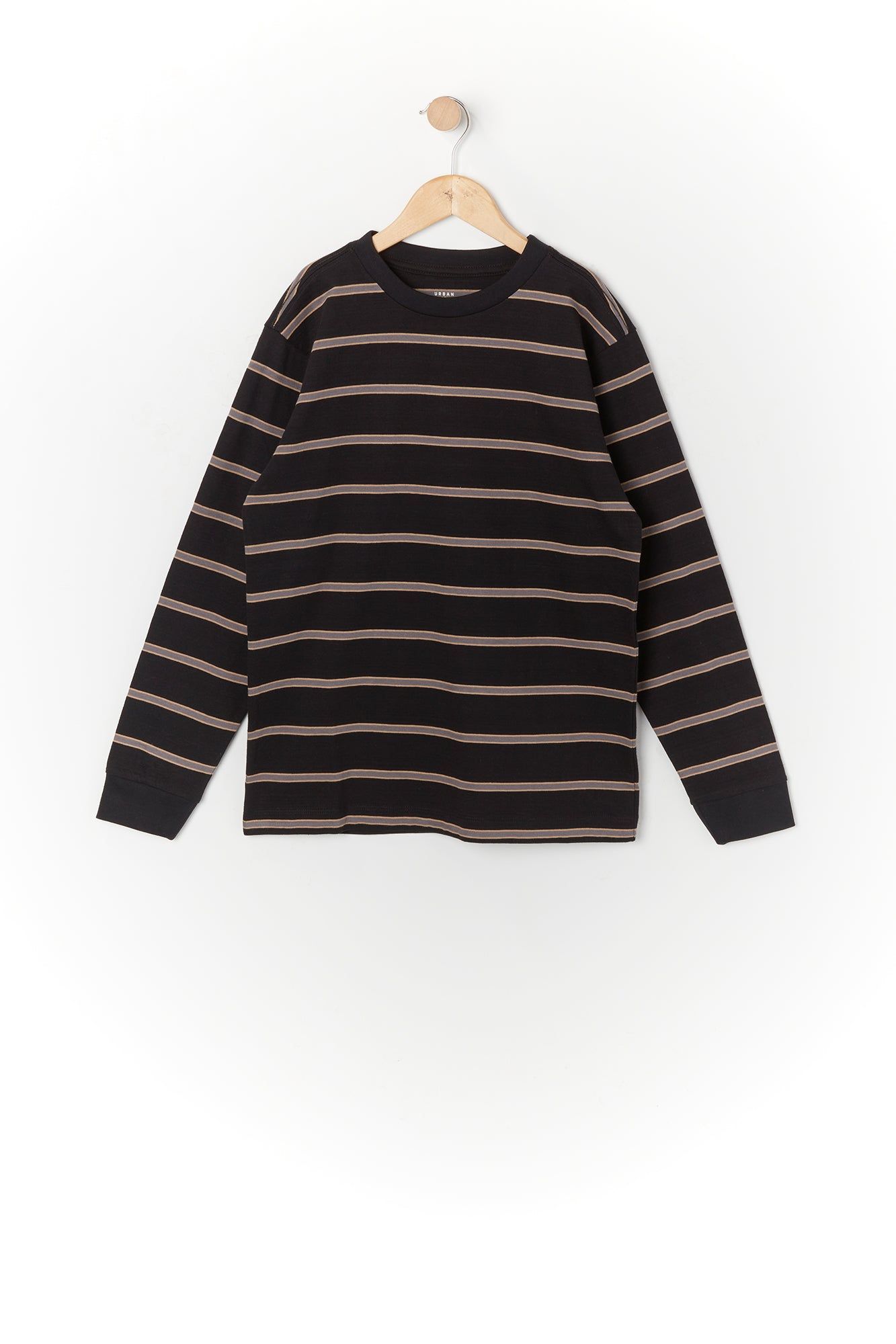 Unisex Striped Long Sleeve Top sold by Urban Planet