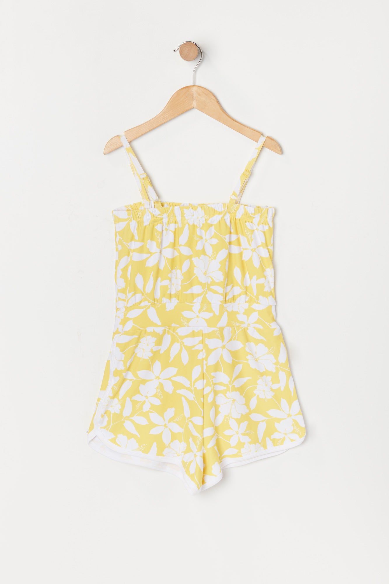 Girls Floral Print Dolphin Romper sold by Urban Planet product image thumbnail 6