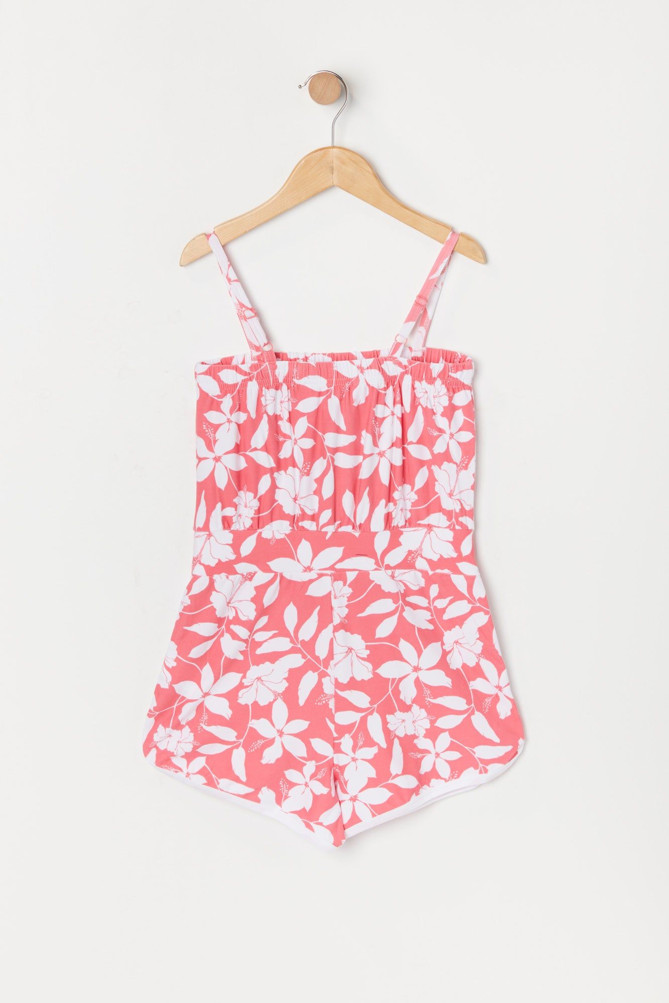 Girls Floral Print Dolphin Romper sold by Urban Planet product image thumbnail 4