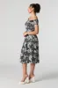 Robe volantée smockée à épaules dénudées avec motif hawaïen sold by Urban Planet