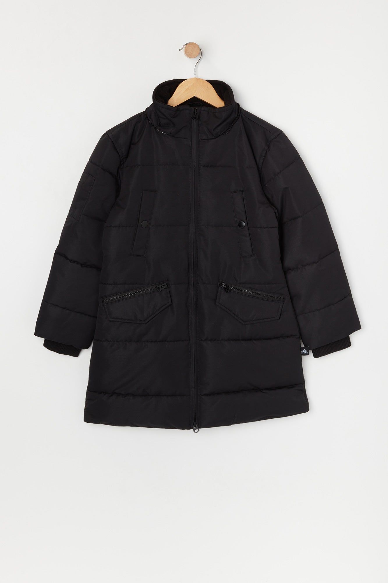 Girls Quilted Parka sold by Urban Planet product image thumbnail 3