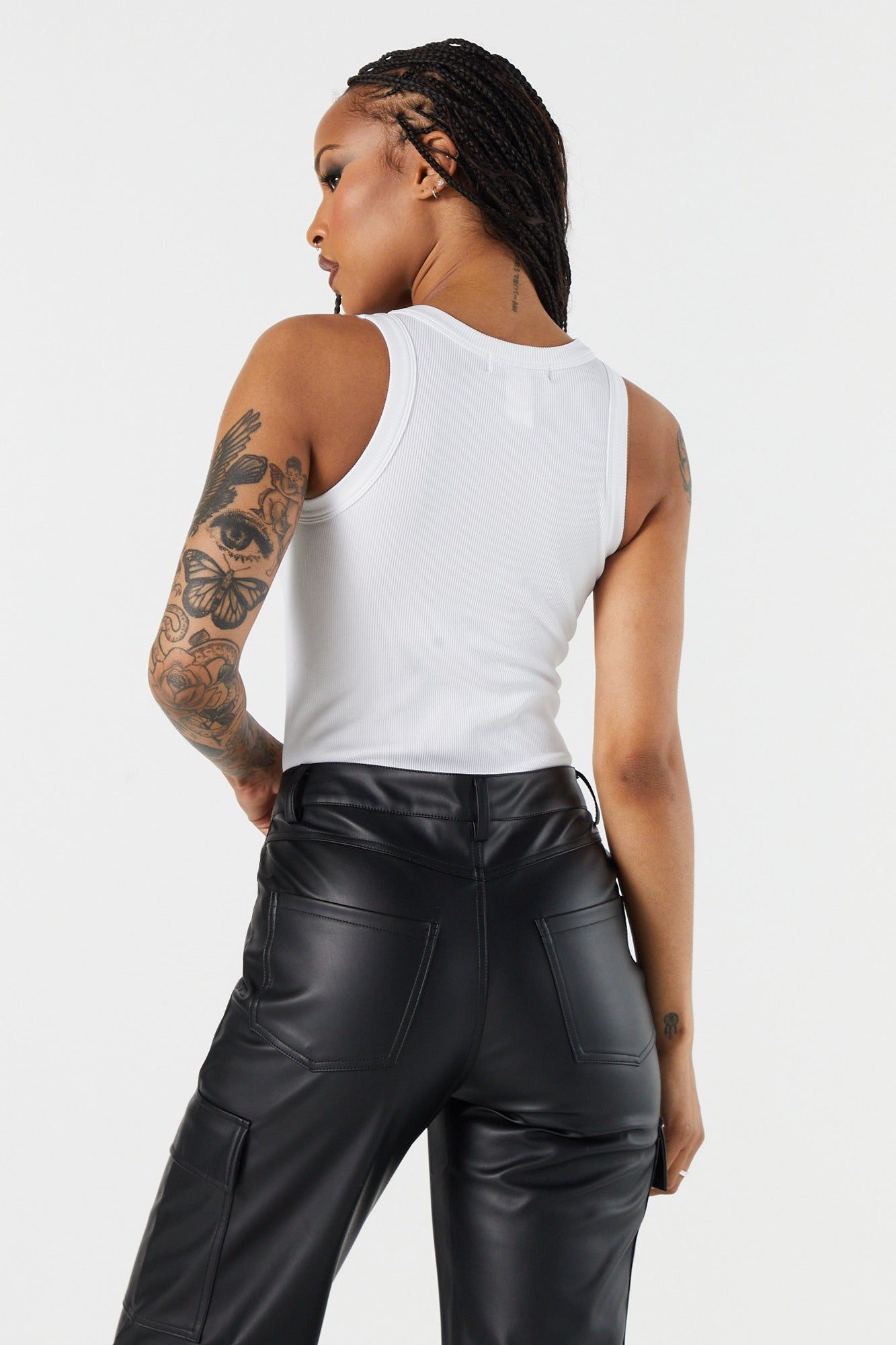 Seamless Ribbed Crewneck Bodysuit sold by Urban Planet product image thumbnail 2