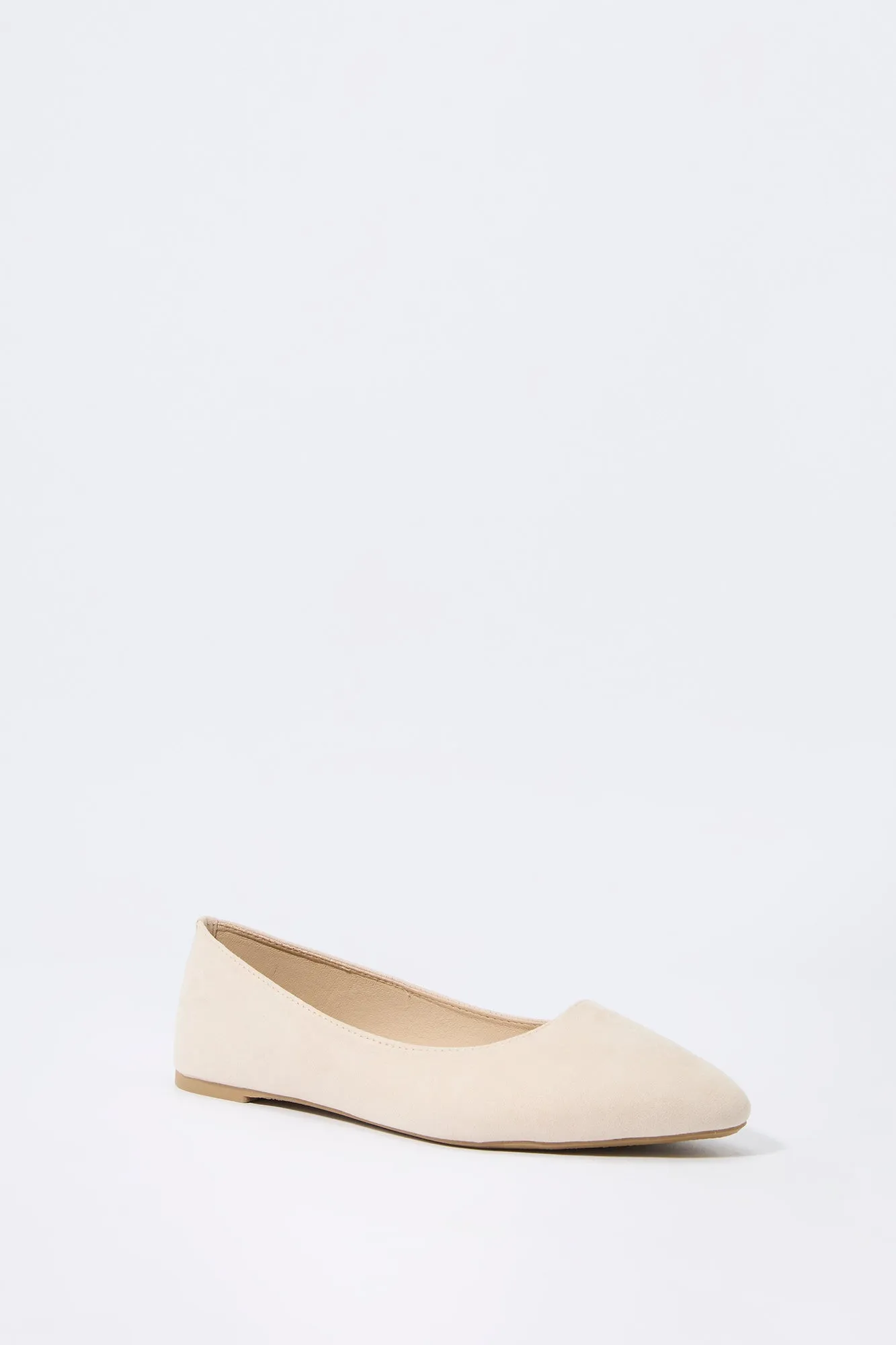 Faux Suede Pointed Toe Ballet Flat sold by Urban Planet product image thumbnail 2