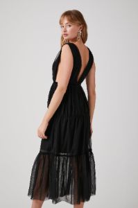 Plunging Mesh Midi Dress sold by Urban Planet
