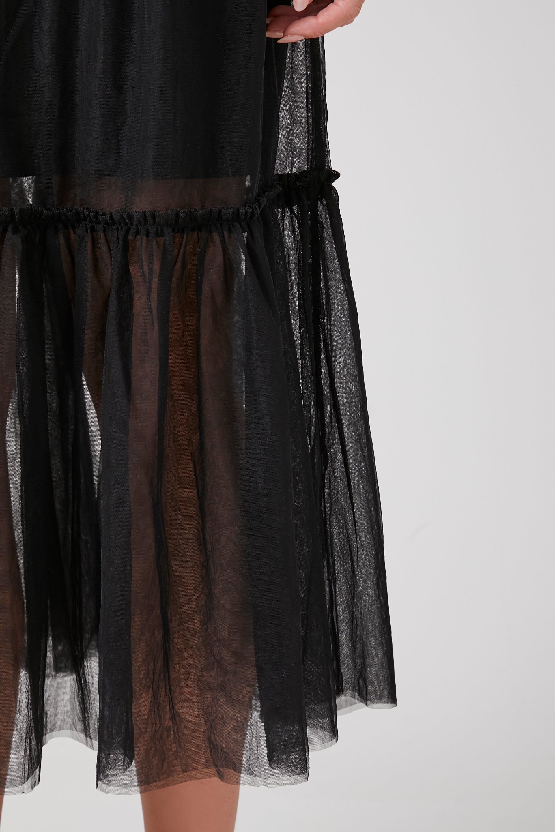 Plunging Mesh Midi Dress sold by Urban Planet product image thumbnail 5