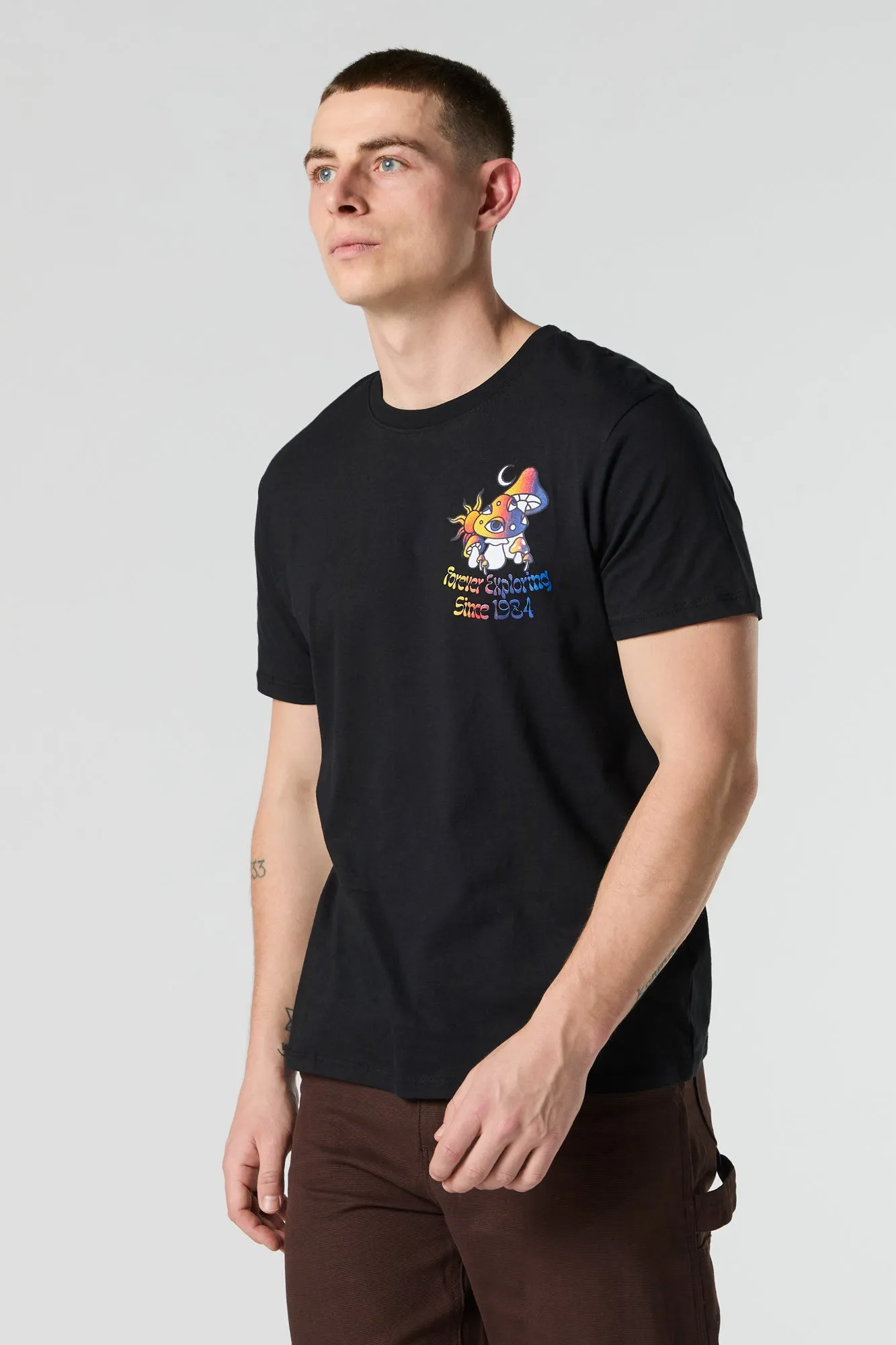 Mentally Floating Graphic T-Shirt sold by Urban Planet product image thumbnail 2