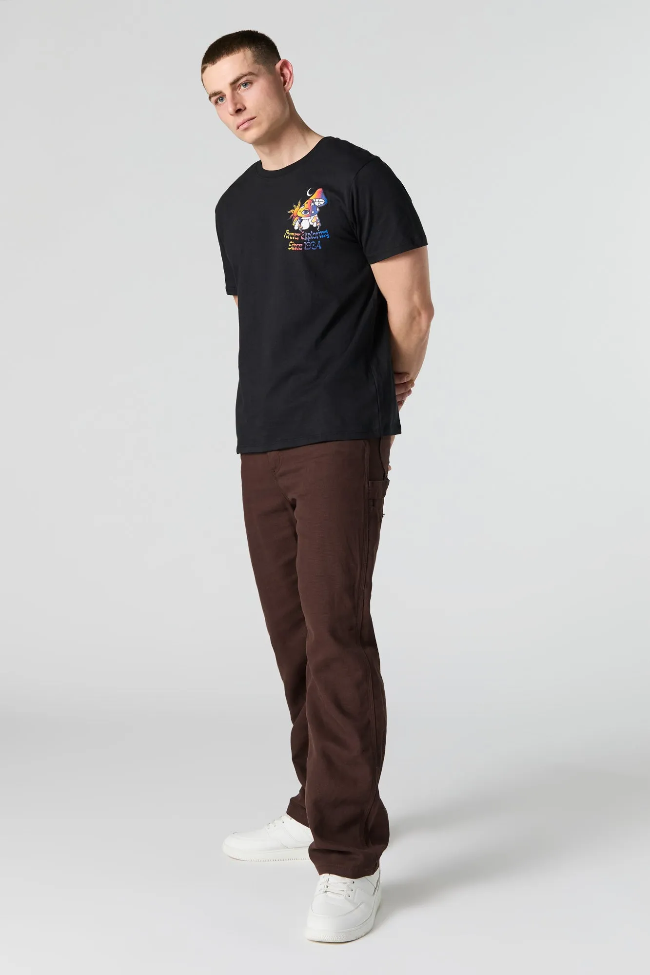 Mentally Floating Graphic T-Shirt sold by Urban Planet product image thumbnail 4