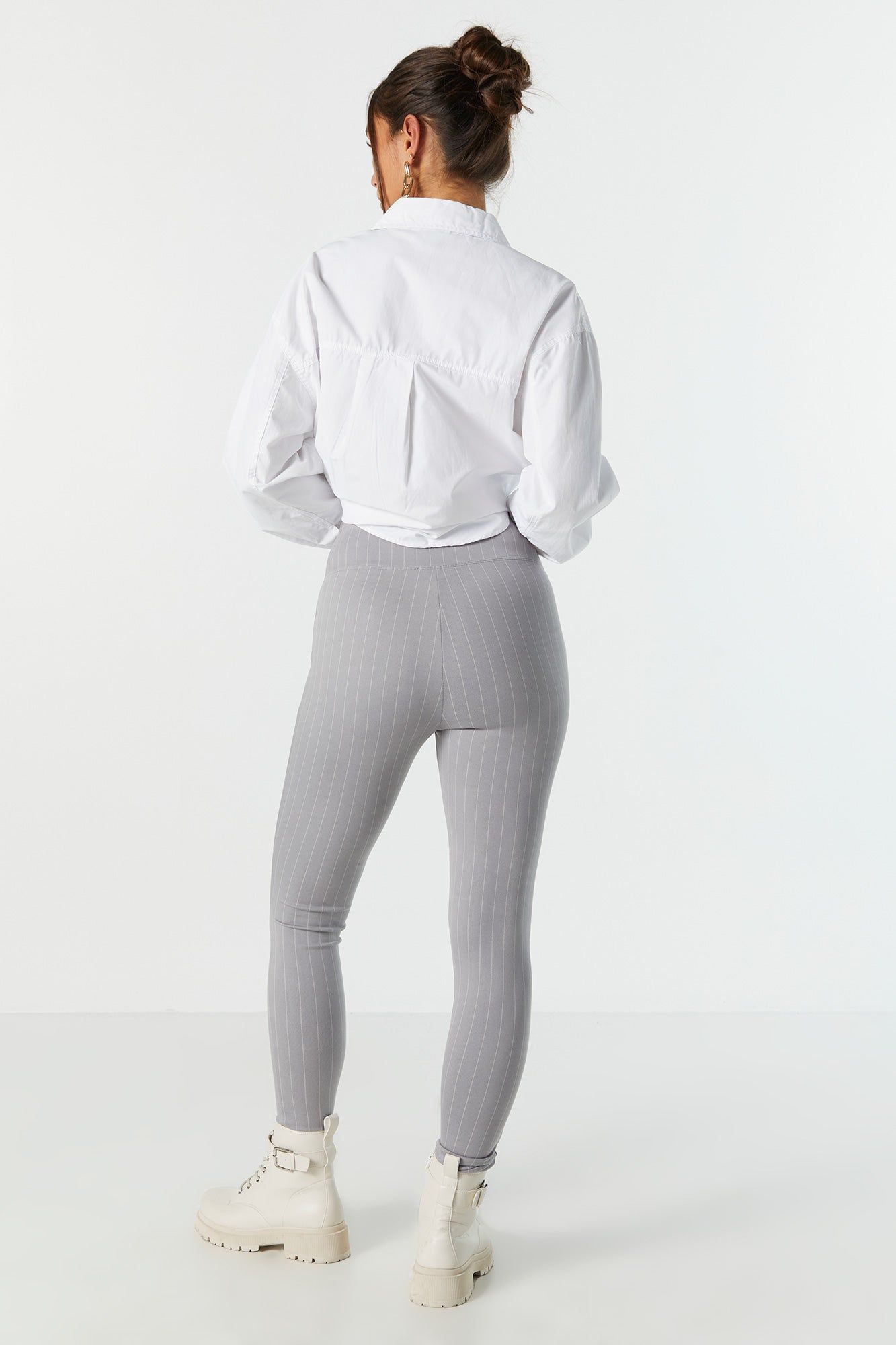 Pinstriped Zip Pocket Legging sold by Urban Planet product image thumbnail 3