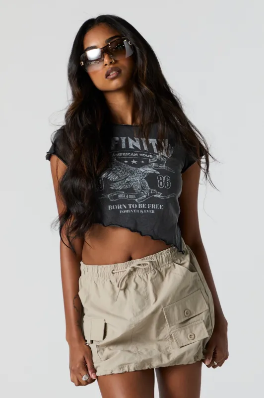 Minijupe cargo parachute en nylon sold by Urban Planet