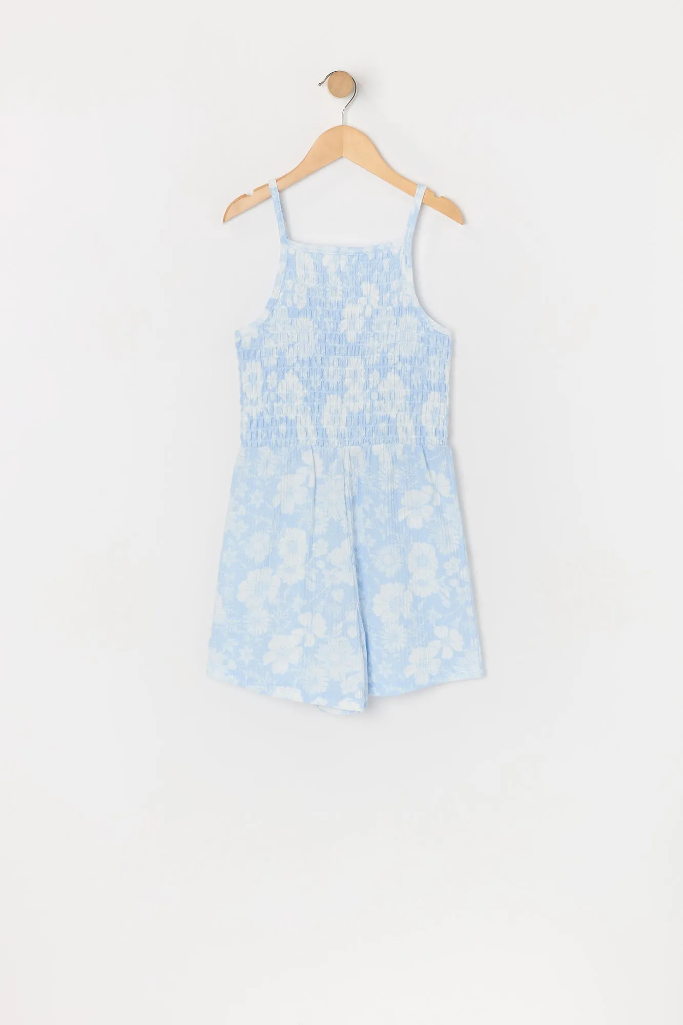 Combi-short smocké fleuri pour fille sold by Urban Planet product image thumbnail 4