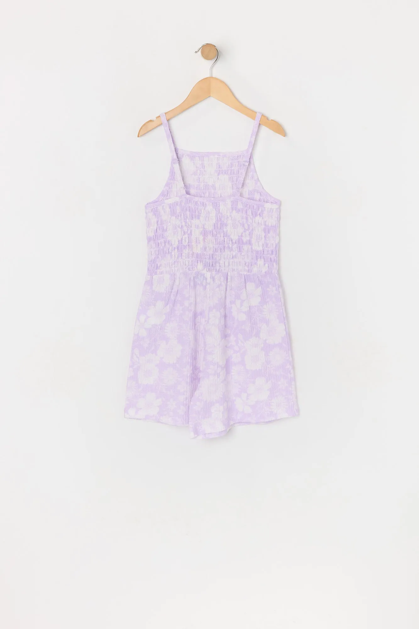 Combi-short smocké fleuri pour fille sold by Urban Planet product image thumbnail 3