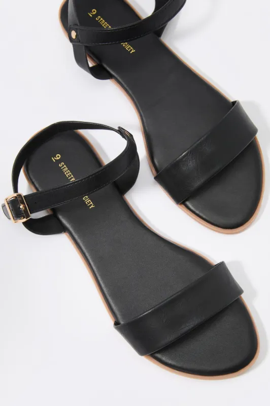 Faux Leather Ankle Strap Sandal sold by Urban Planet