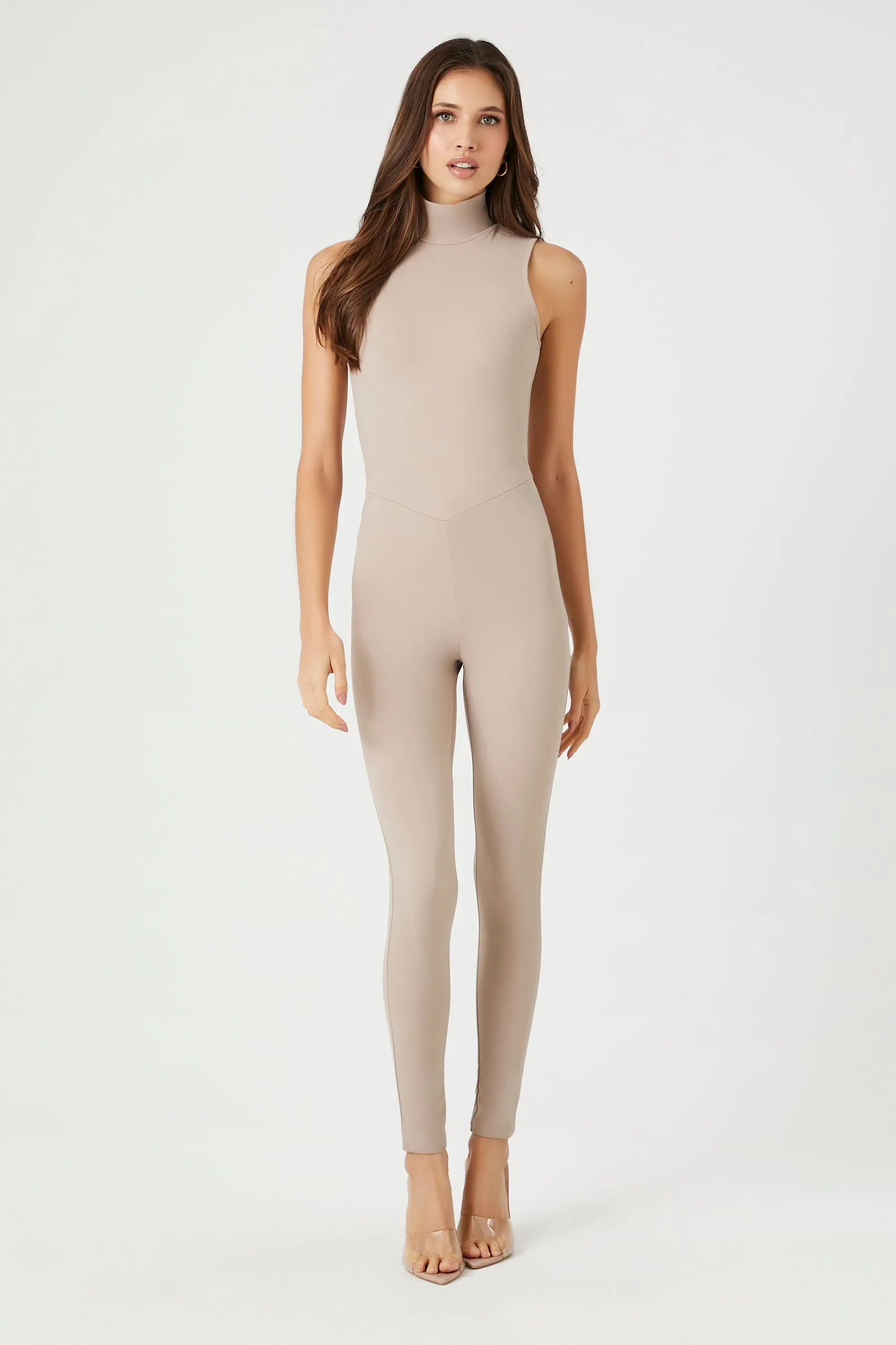 Contour Mock Neck Jumpsuit sold by Urban Planet product image thumbnail 5