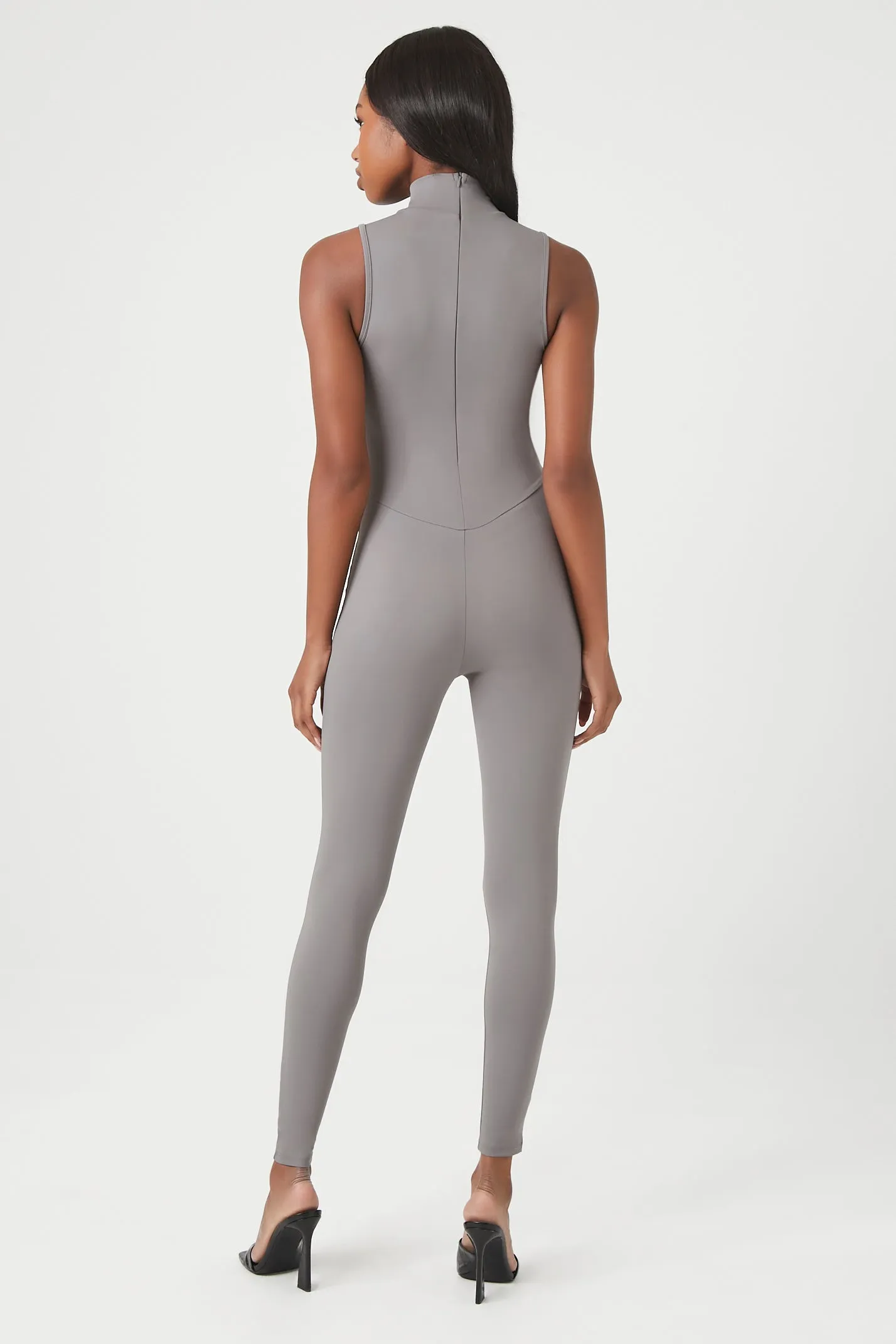 Contour Mock Neck Jumpsuit sold by Urban Planet product image thumbnail 2