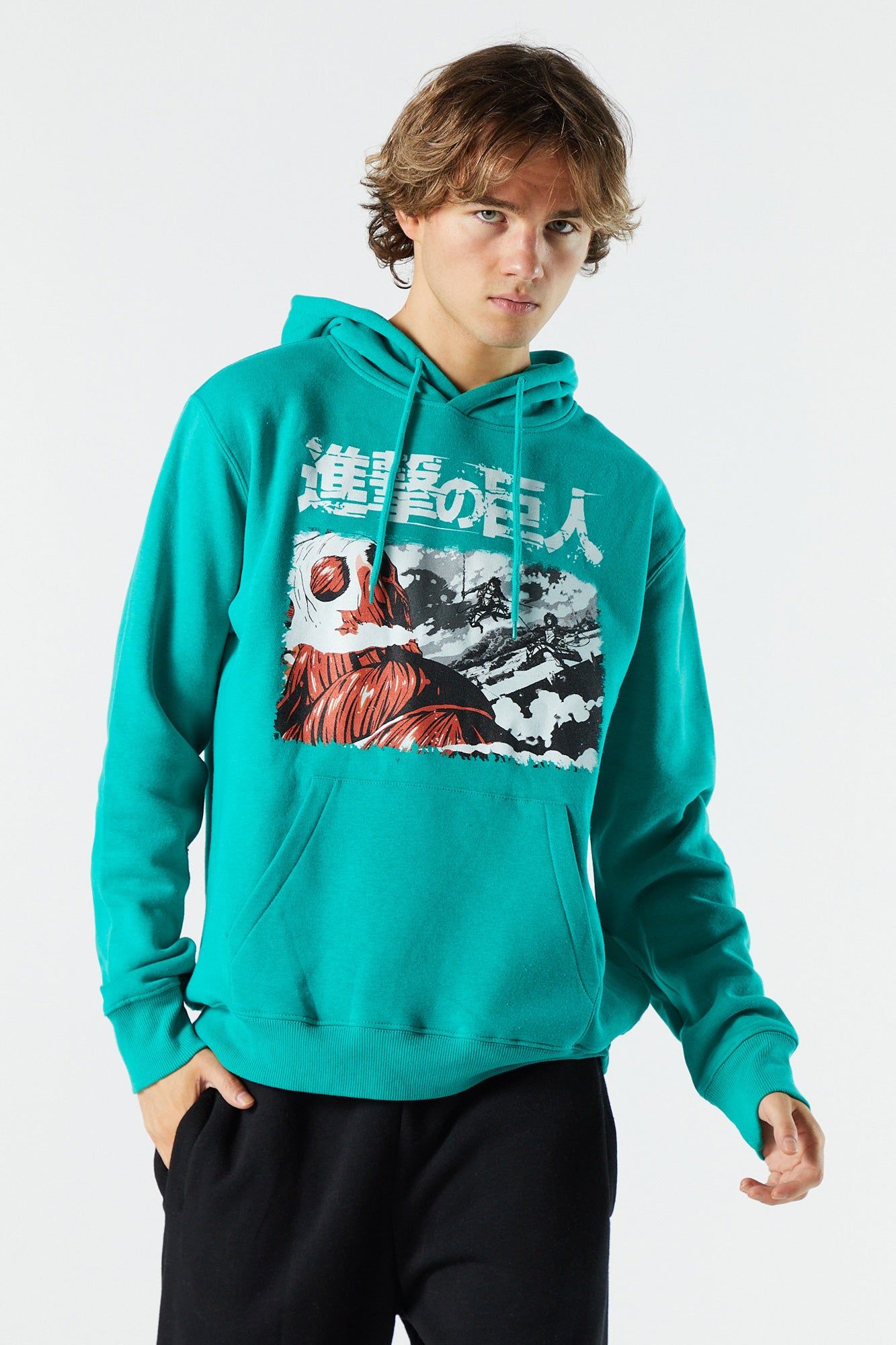 Attack On Titan Graphic Hoodie sold by Urban Planet