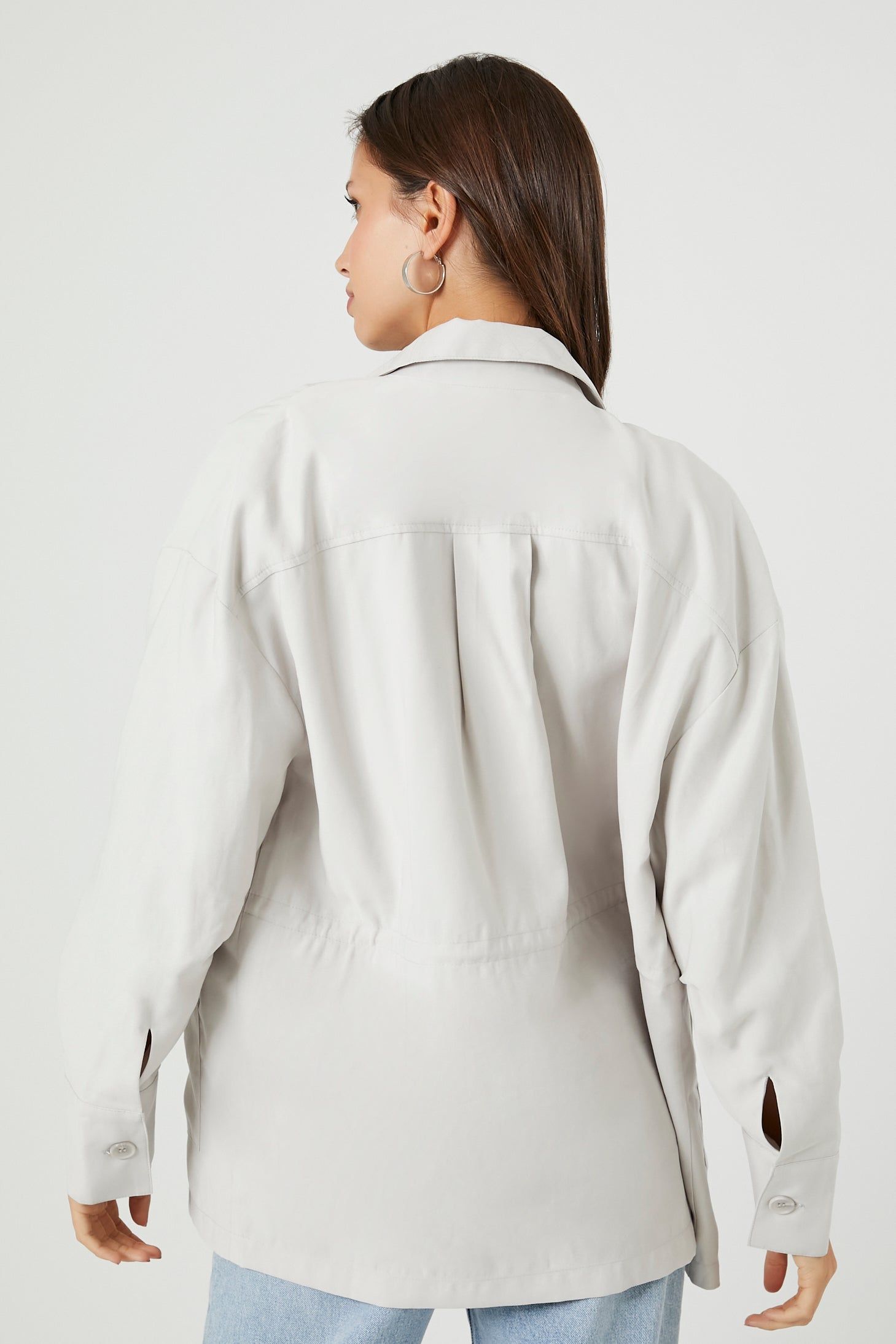 Blouson avec poches plaquées et taille coulissante sold by Urban Planet product image thumbnail 2