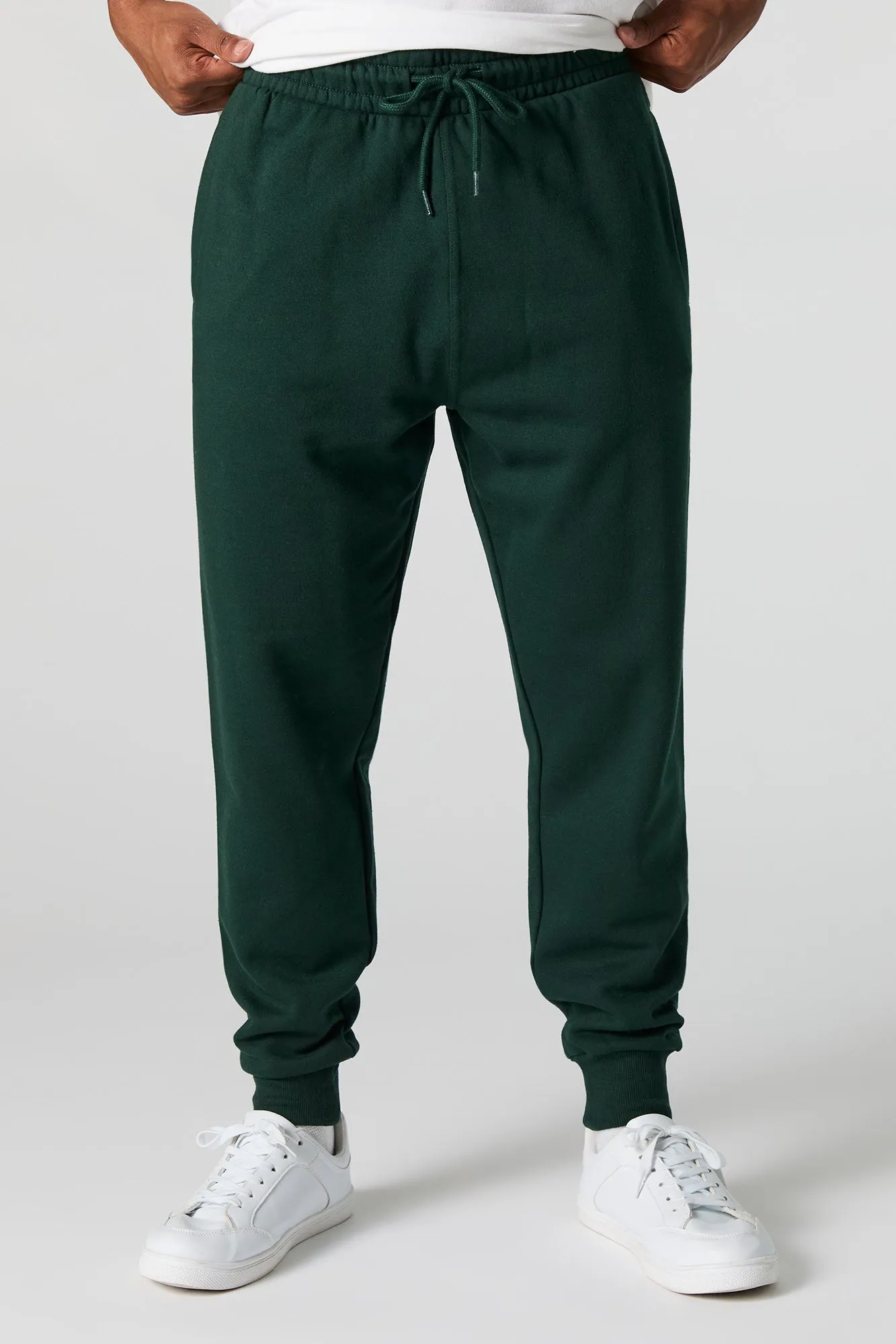Solid Fleece Jogger sold by Urban Planet