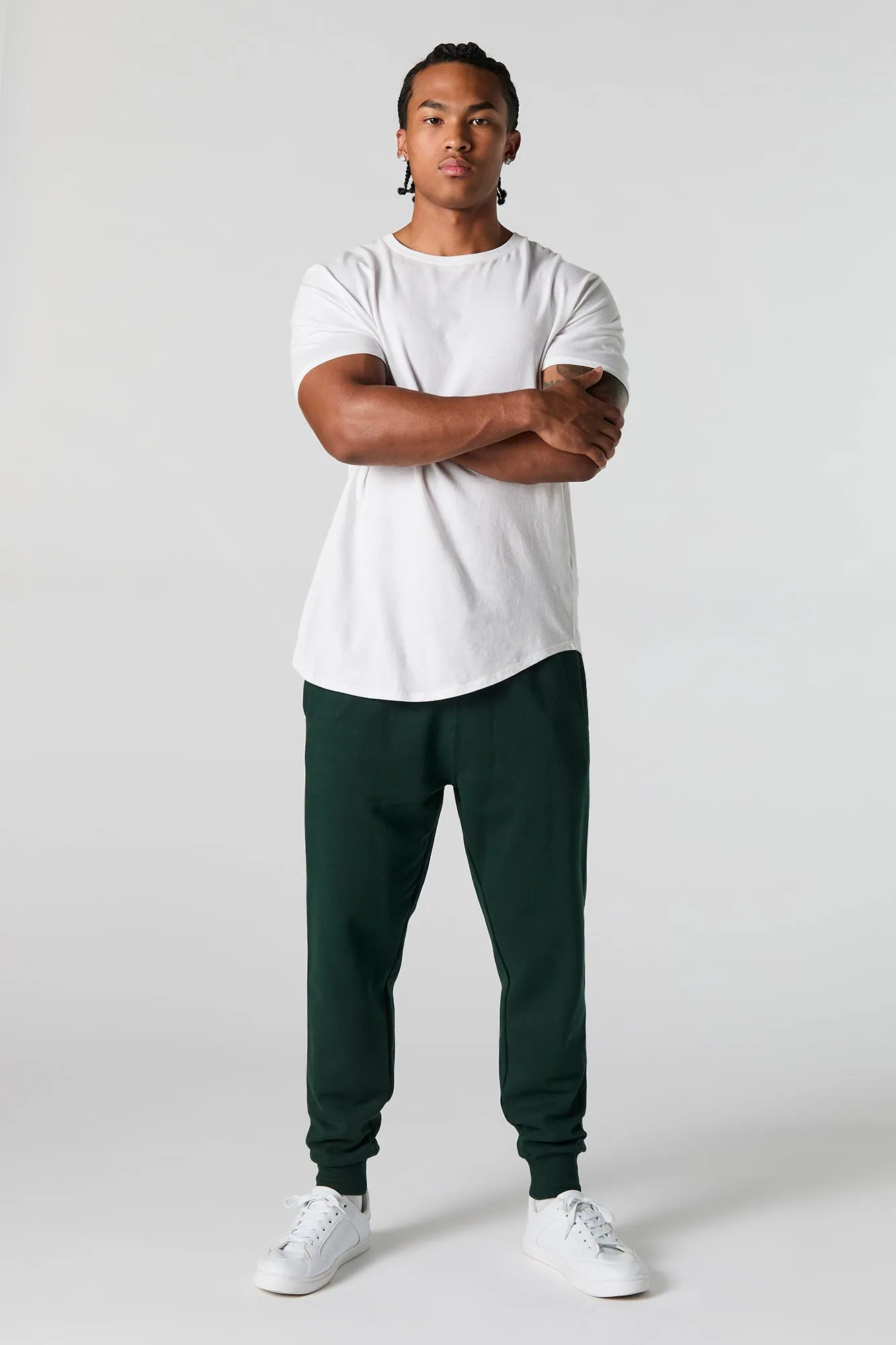 Solid Fleece Jogger sold by Urban Planet product image thumbnail 2